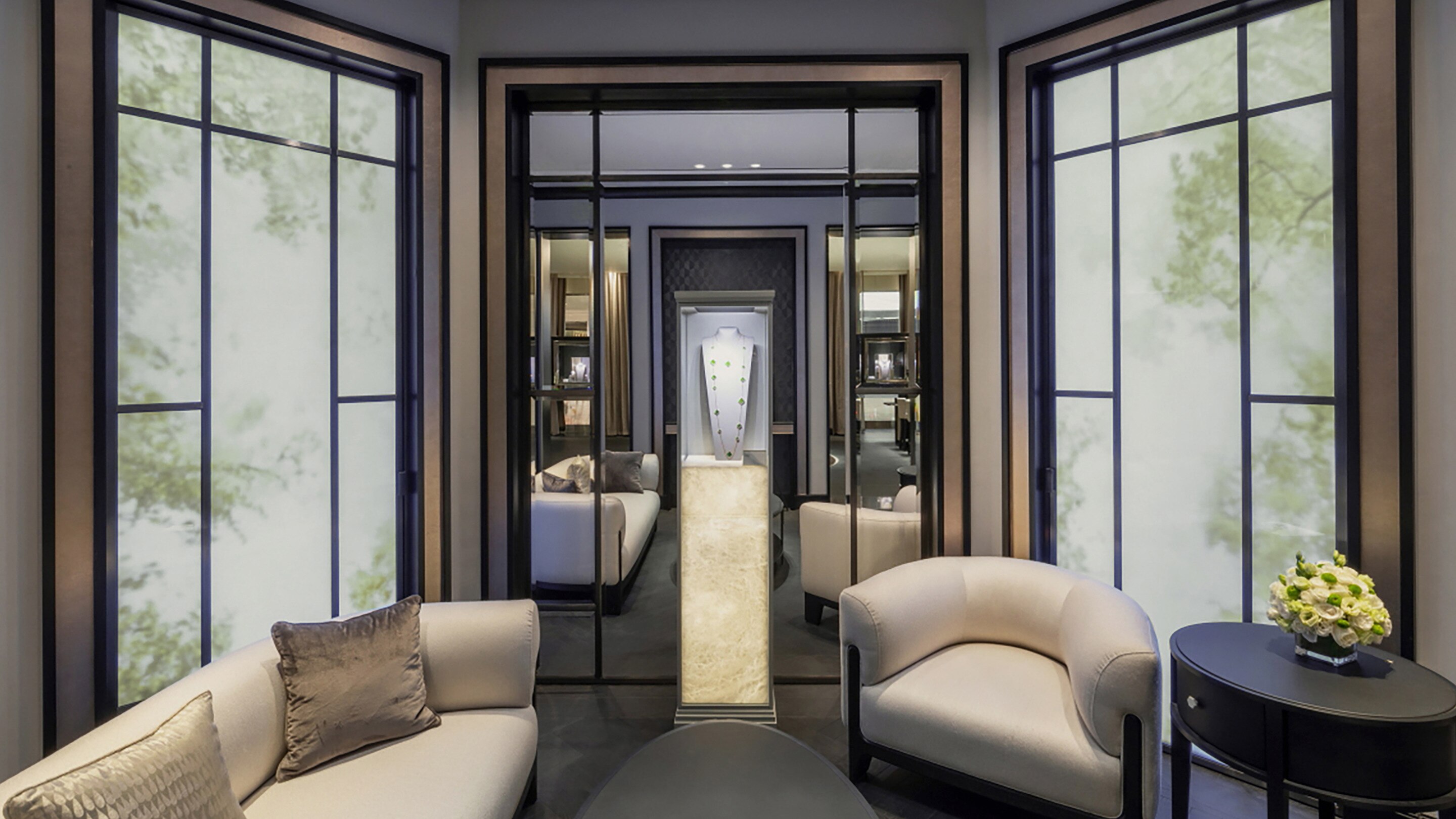 nanjing deji boutique present living room view, Van Cleef & Arpels
