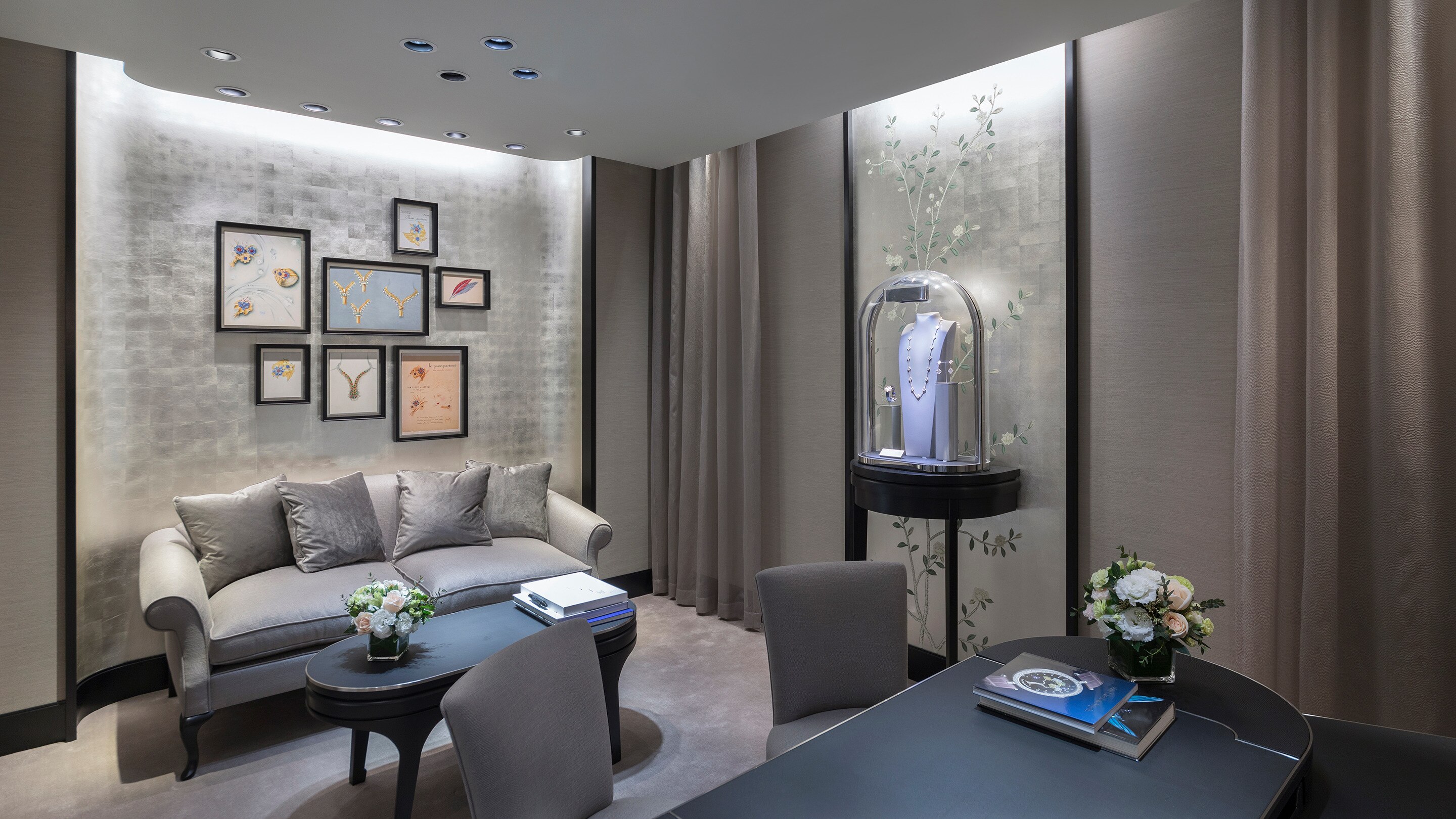 seoul dutyfree lotte main boutique present living room view, Van Cleef & Arpels