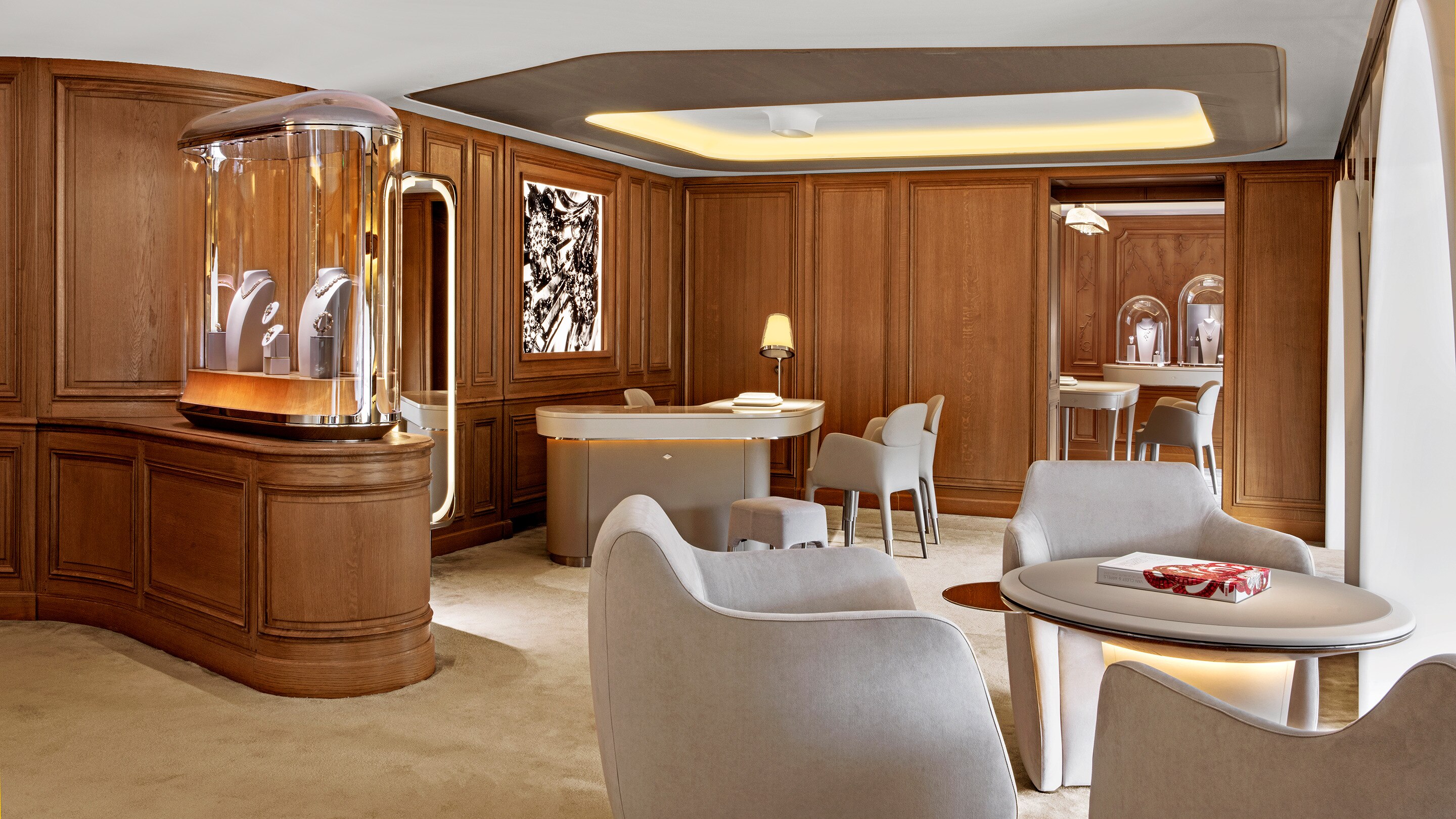 les interior views vendomes boutique present Representative View