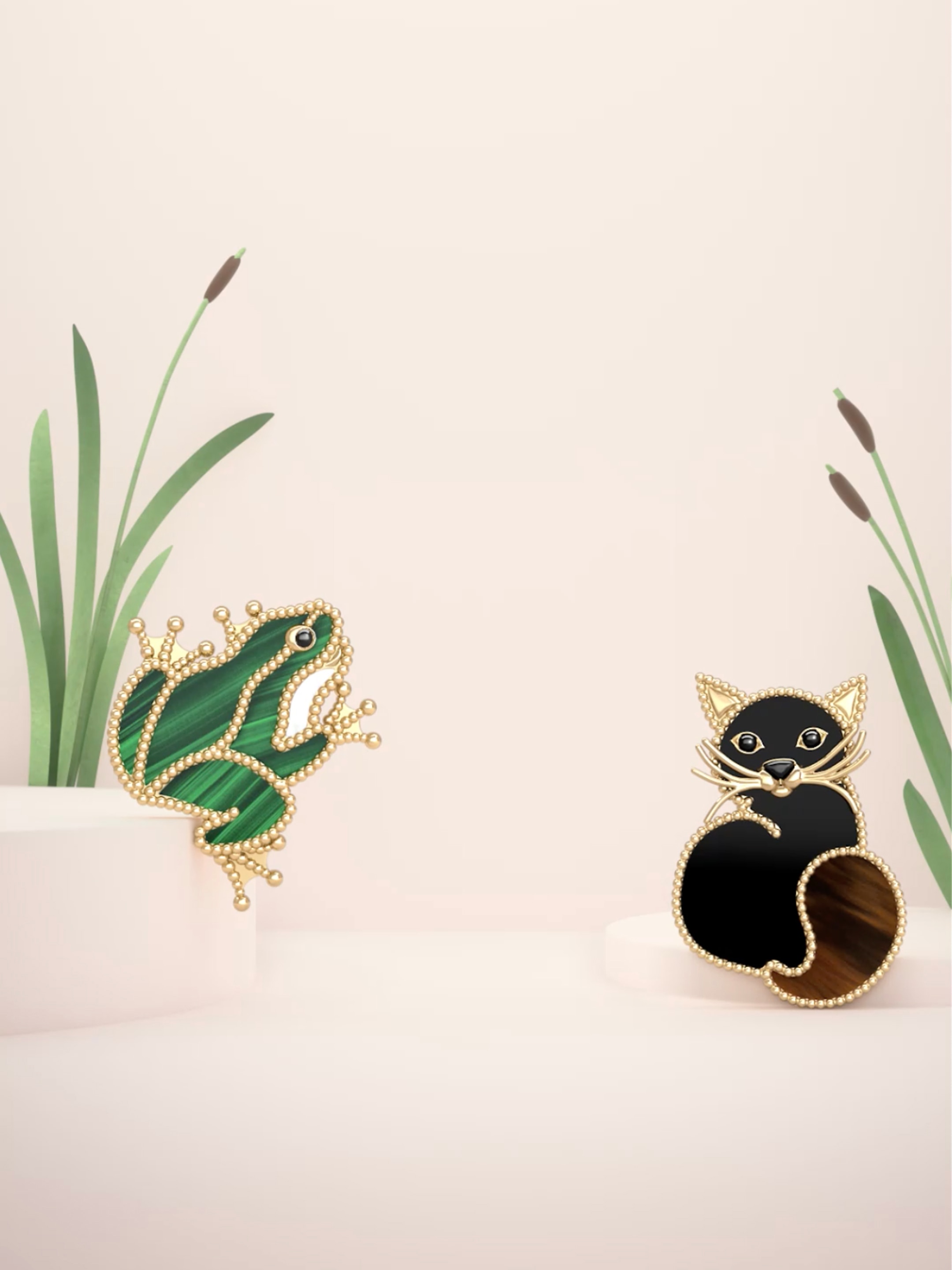 lui jewelry 新品　vance clip small グリーン Jewel Efflorescence Mini Bag in satin Green Woman