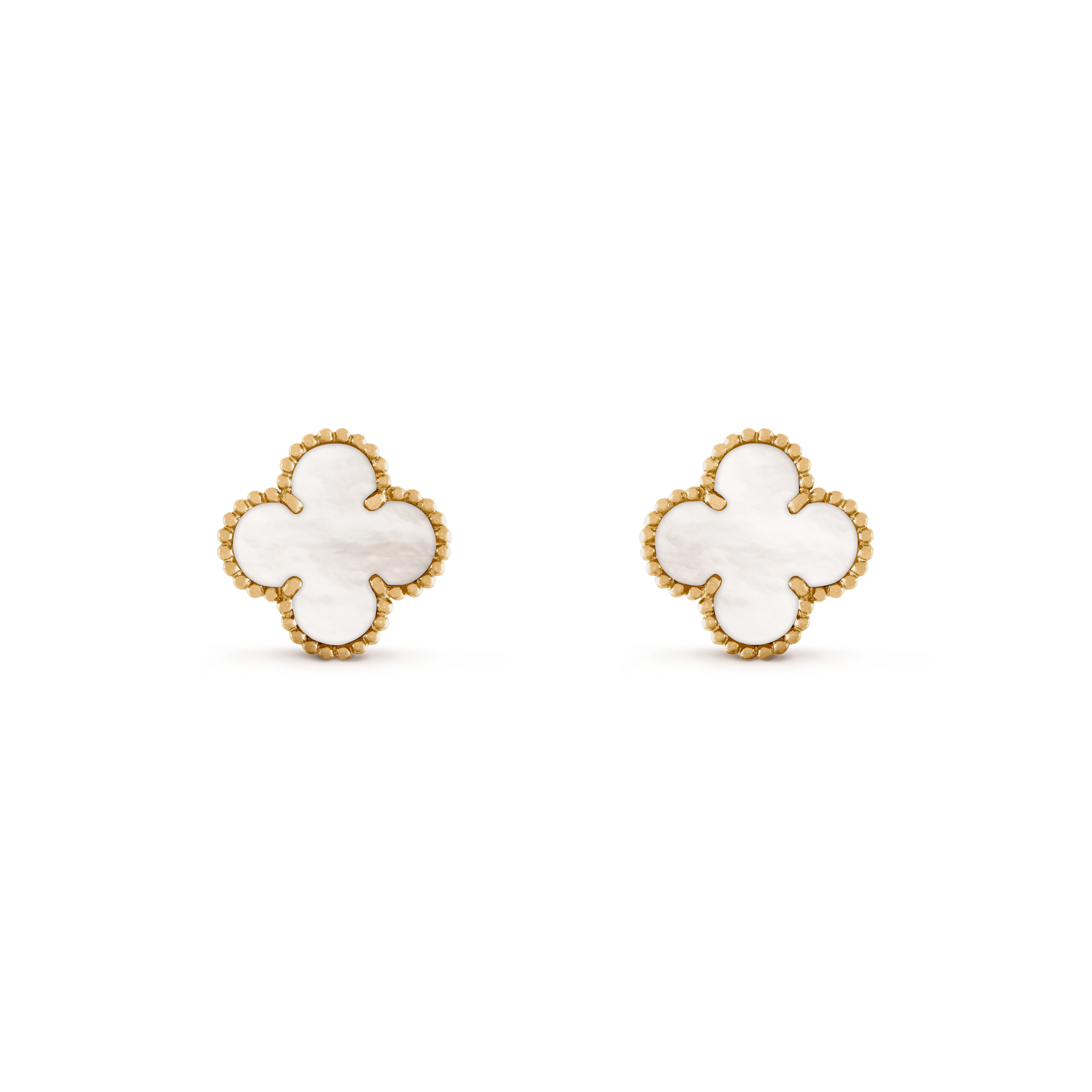 Image 67: Vintage Alhambra earrings, 18K yellow gold. Alhambra® collection, Van Cleef & Arpels.