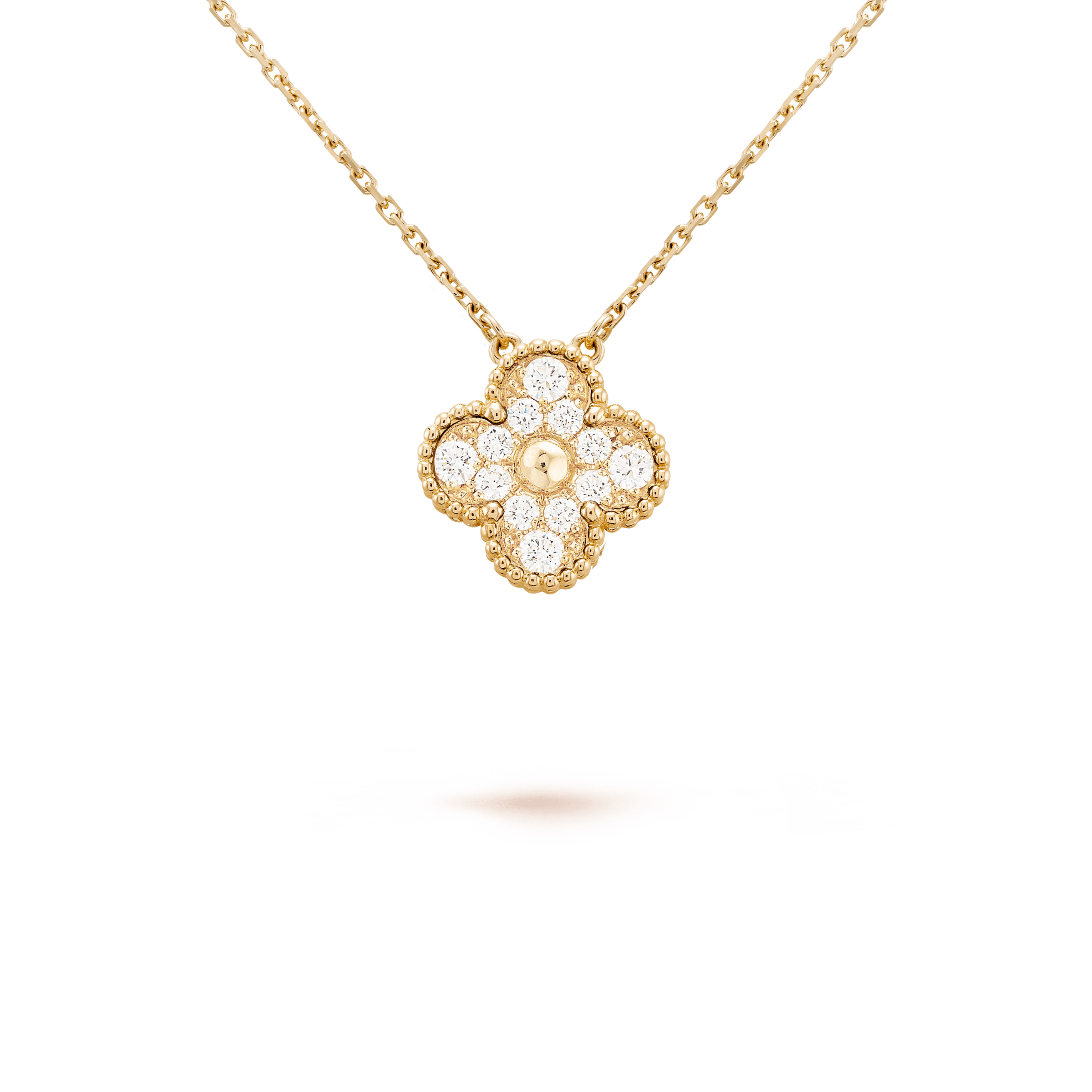 ヴァンクリーフ＆アペール ダイヤモンドクロスネックレス ヴァンクリーフ＆アーペル(Van Cleef & Arpels)ヴァンクリーフ
