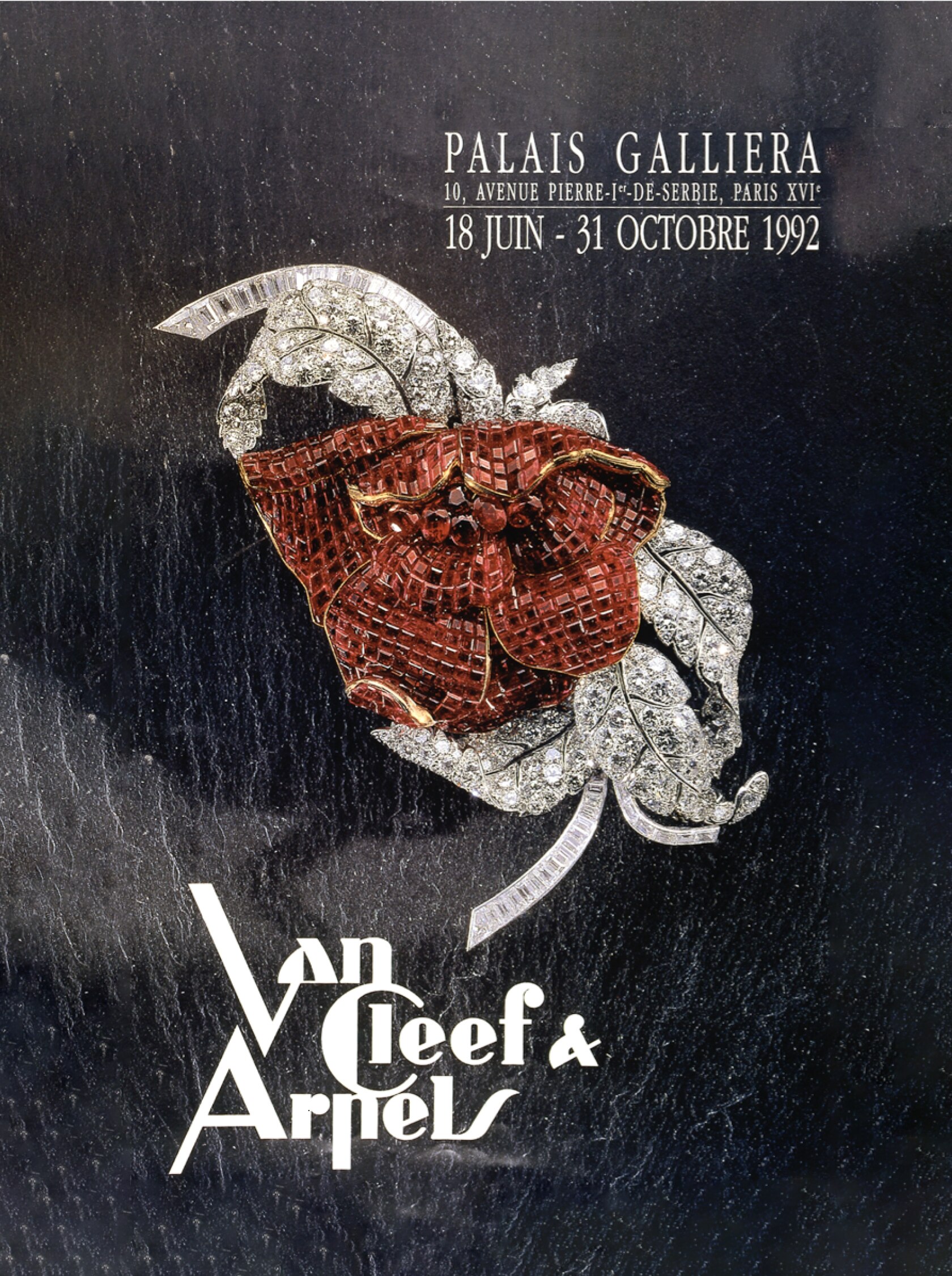 poster of palais galliera exhibition 1992 Van Cleef & Arpels