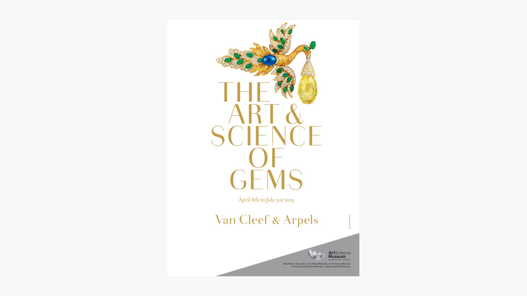 Poster der Ausstellung The Art and Science of Gems