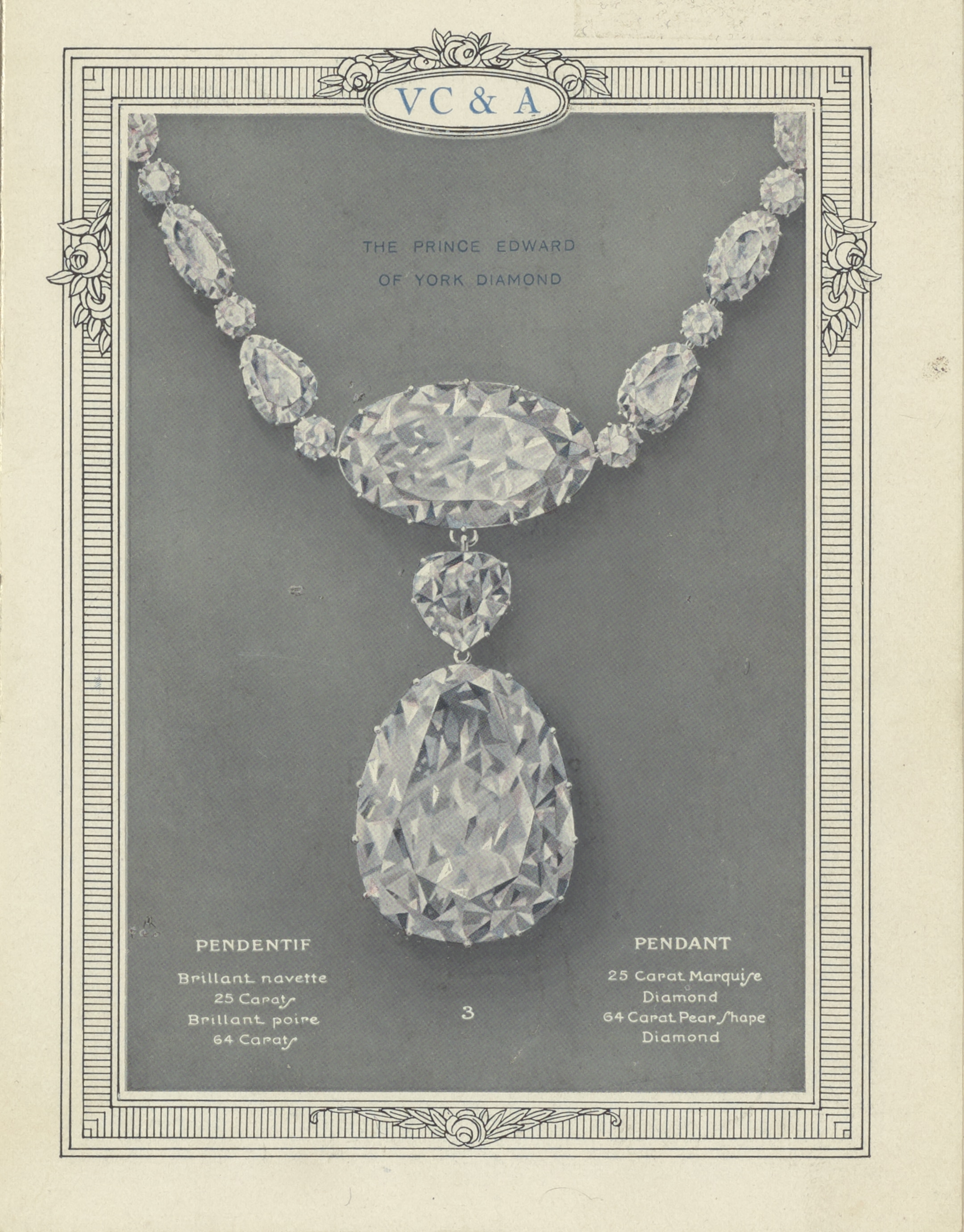 Catalogue featuring the Prince Edward of York diamond, 1920, Van Cleef & Arpels Archives