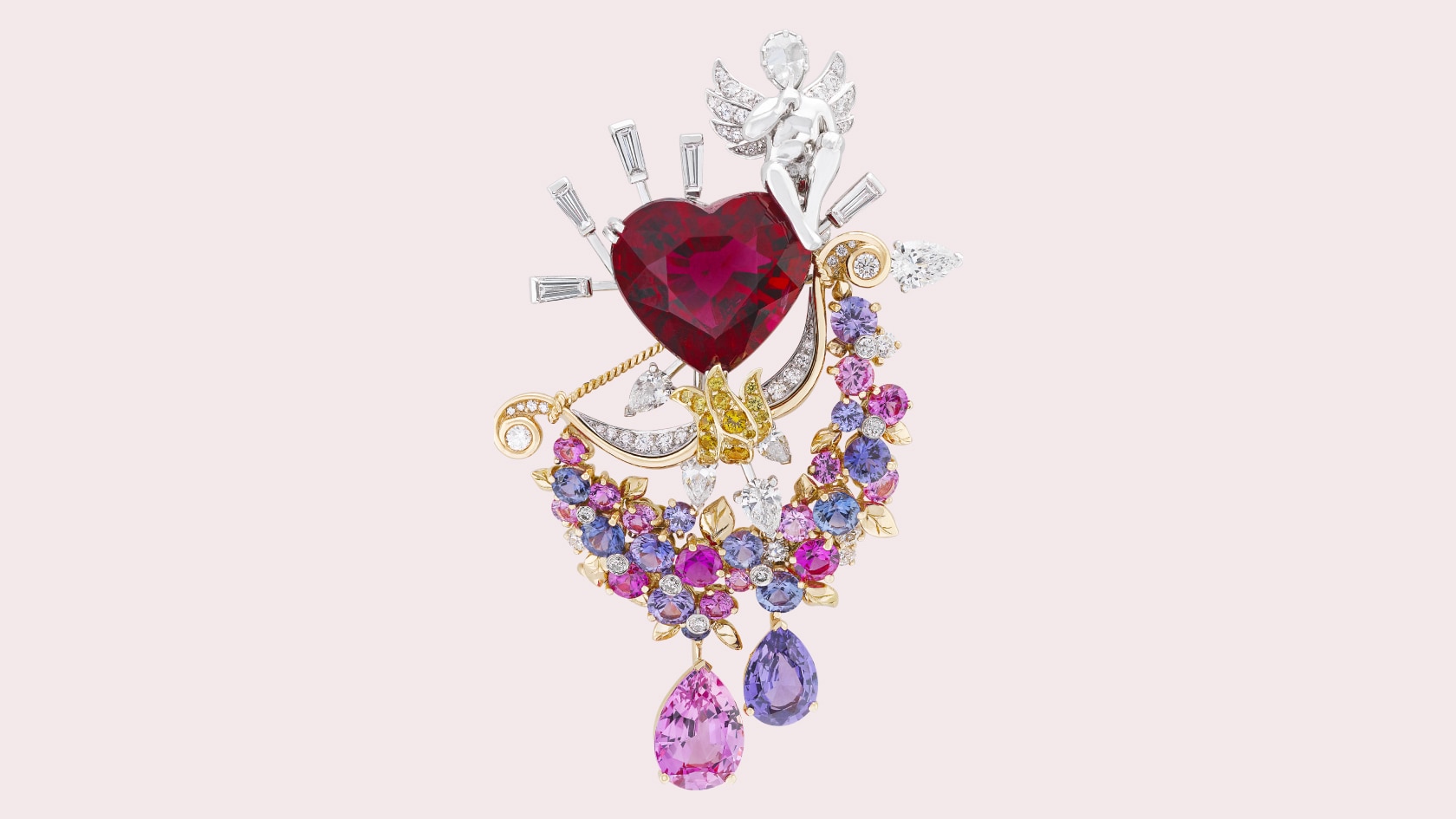 Clip Secret des Amoureux , Van Cleef & Arpels
