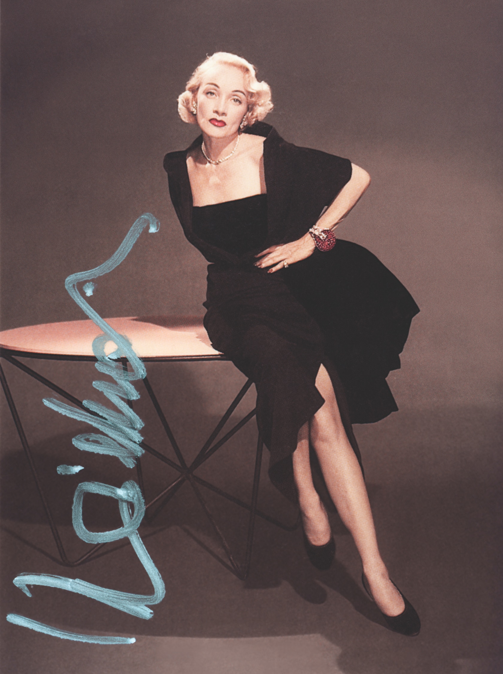 玛琳·黛德丽(Marlene Dietrich)的Jarretière手镯,Van Cleef & Arpels梵克雅宝