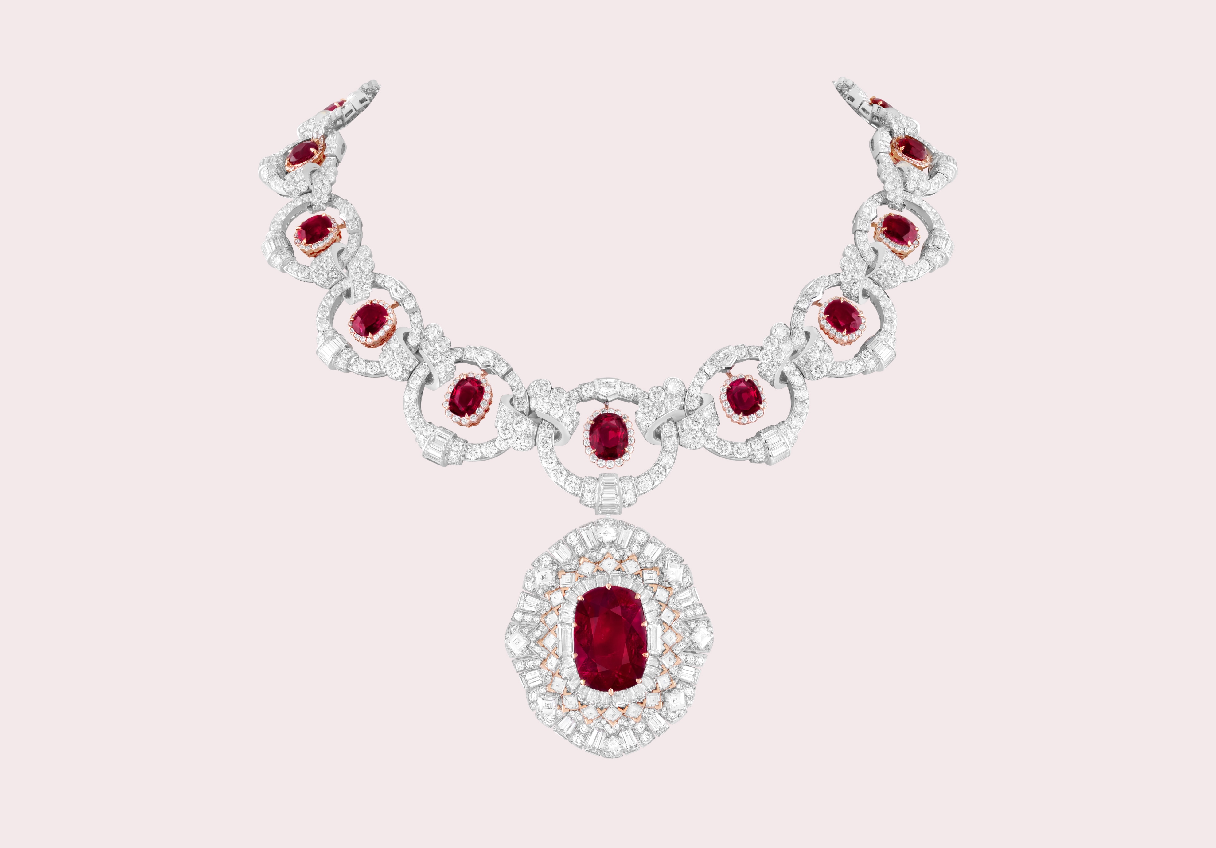 Van Cleef & Arpels 'Golf' Ruby and Gold Charm Pendant - FD Gallery