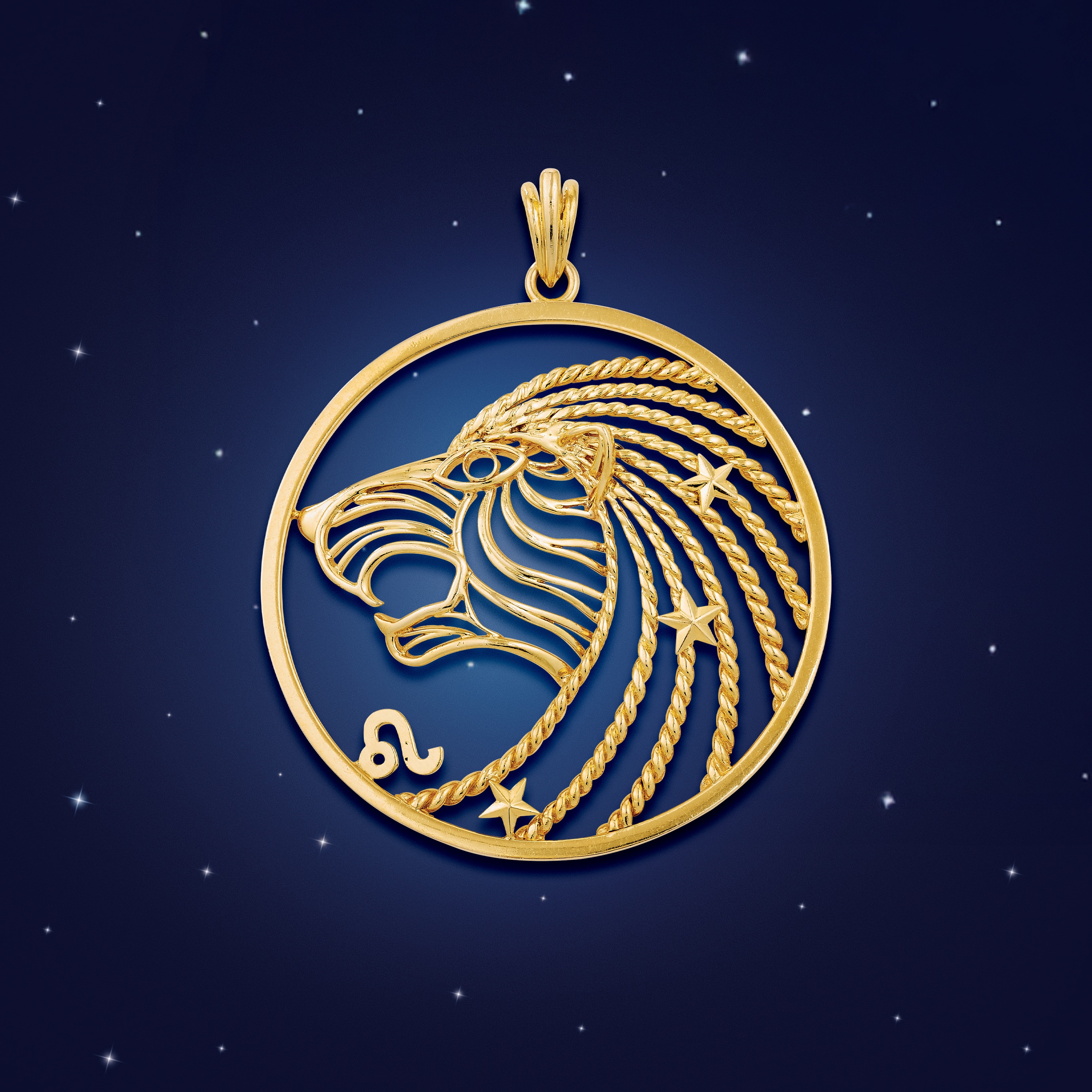Leo pendant, 1970, yellow gold. Van Cleef & Arpels Collection