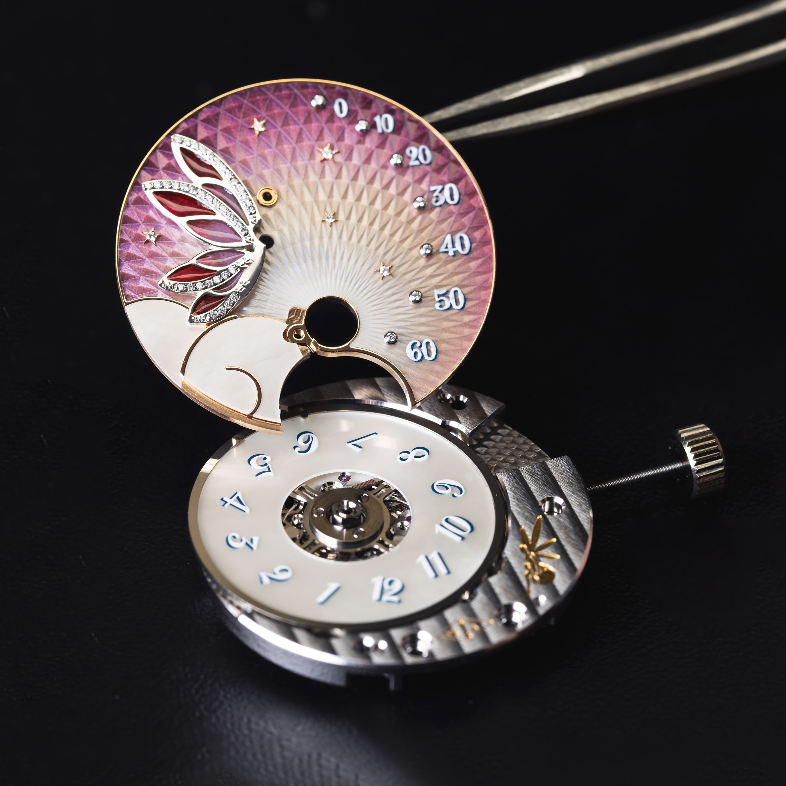 Lady Féerie Or Rose watch, Poetic Complications Collection, Van Cleef & Arpels.