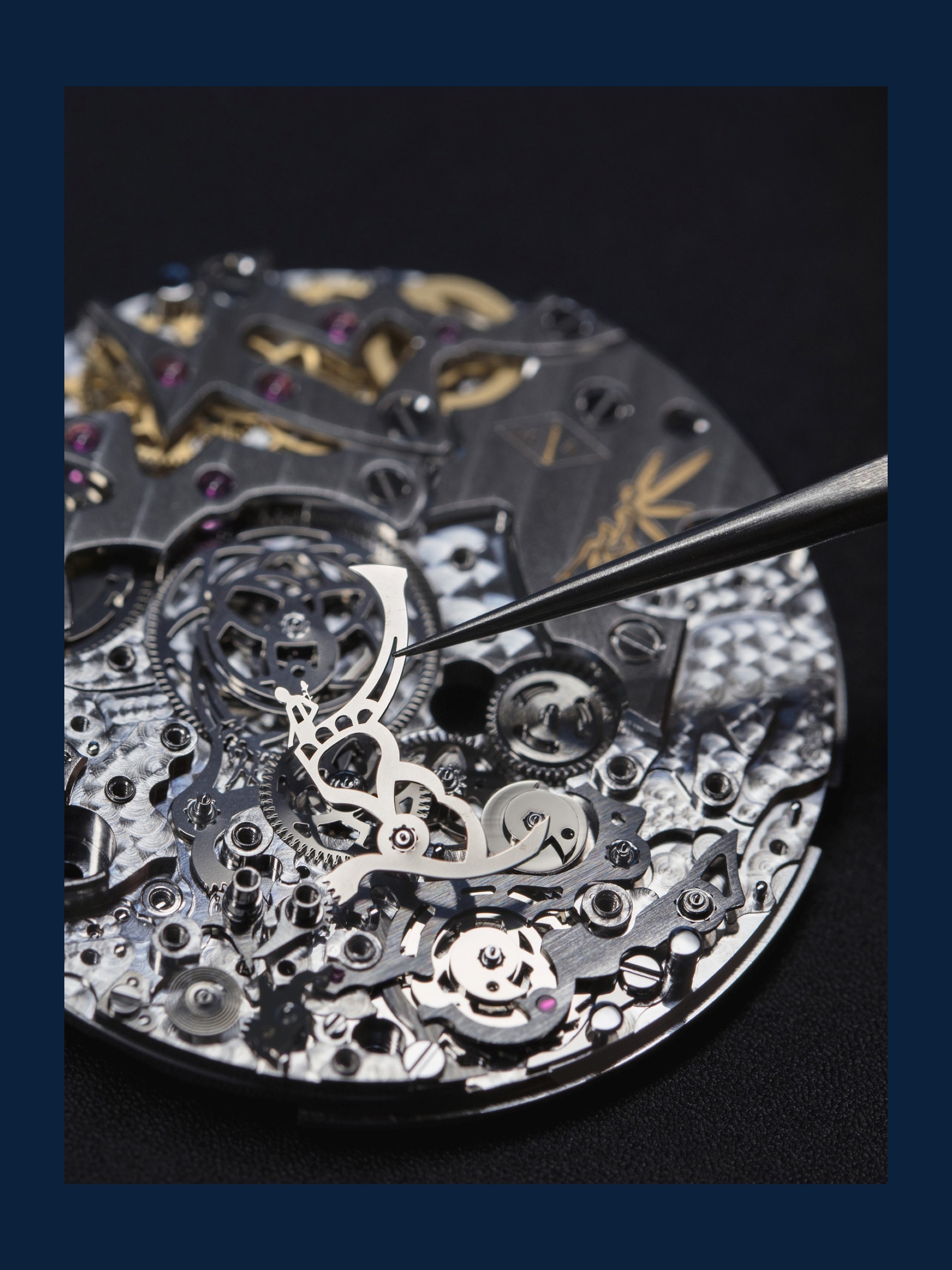 Movement of the Lady Arpels Pont des Amoureux watch, Van Cleef & Arpels.