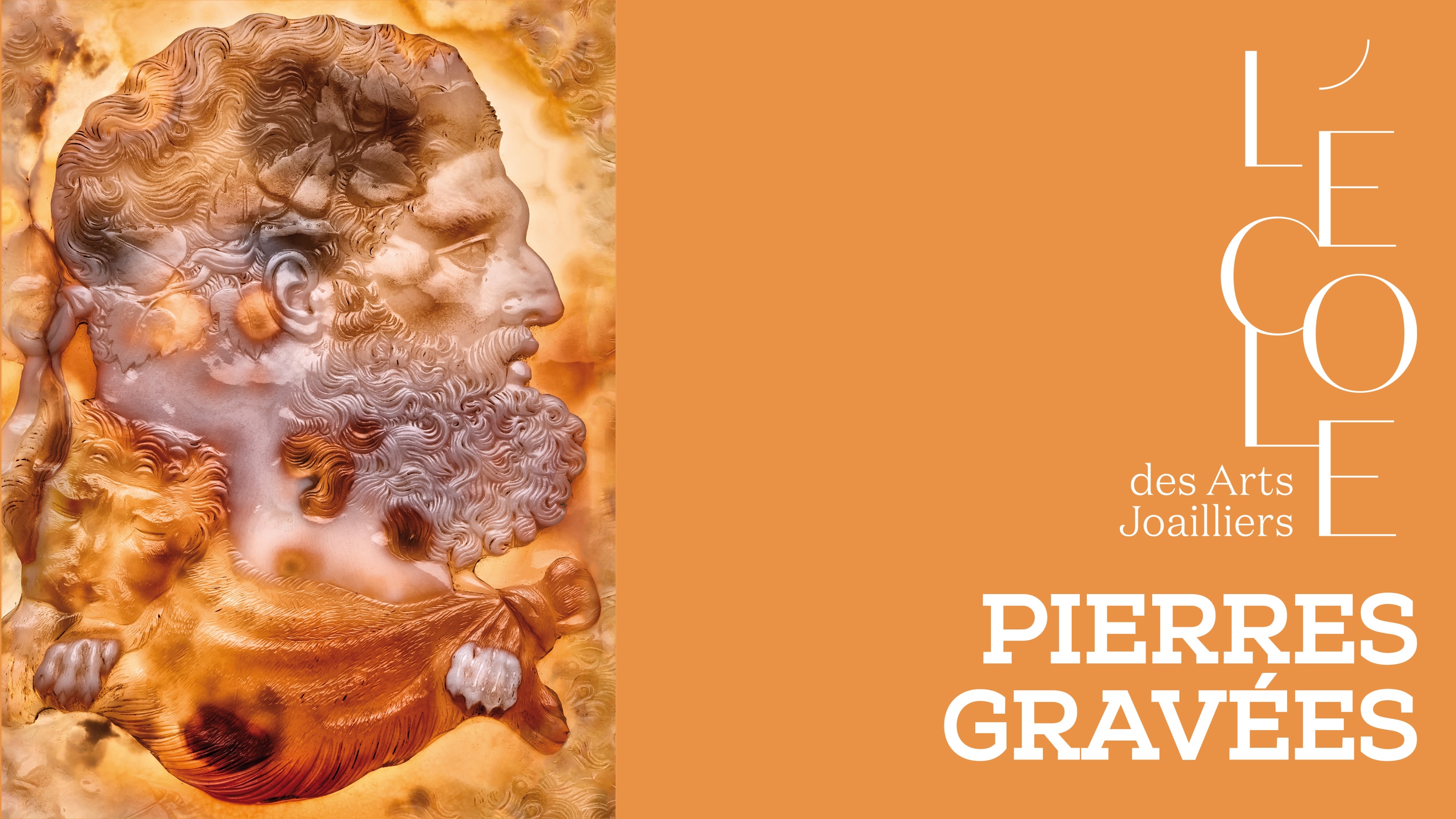 XVIe siècle, Hercule, Camée en sardonyx, cadre en bronze doré, Collection Guy Ladrière, Photo Benjamin Chelly. Van Cleef & Arpels.