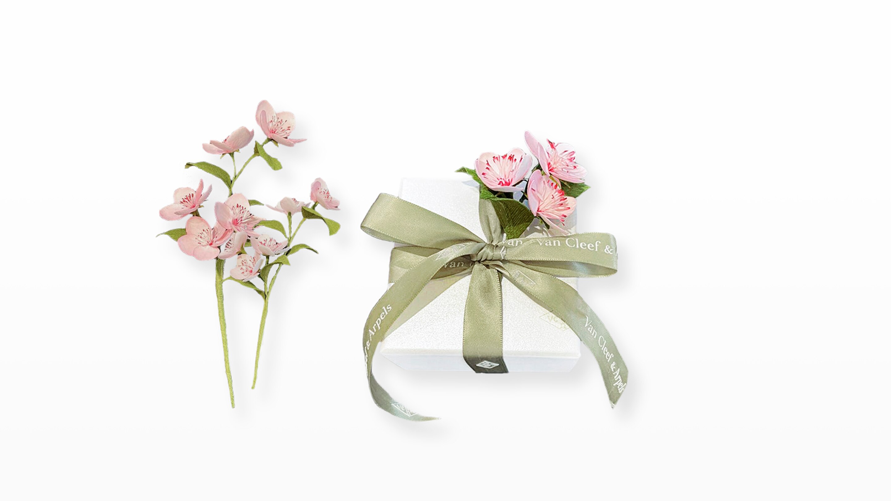 Celebrate spring with limited special wrapping for online orders, Van Cleef & Arpels.