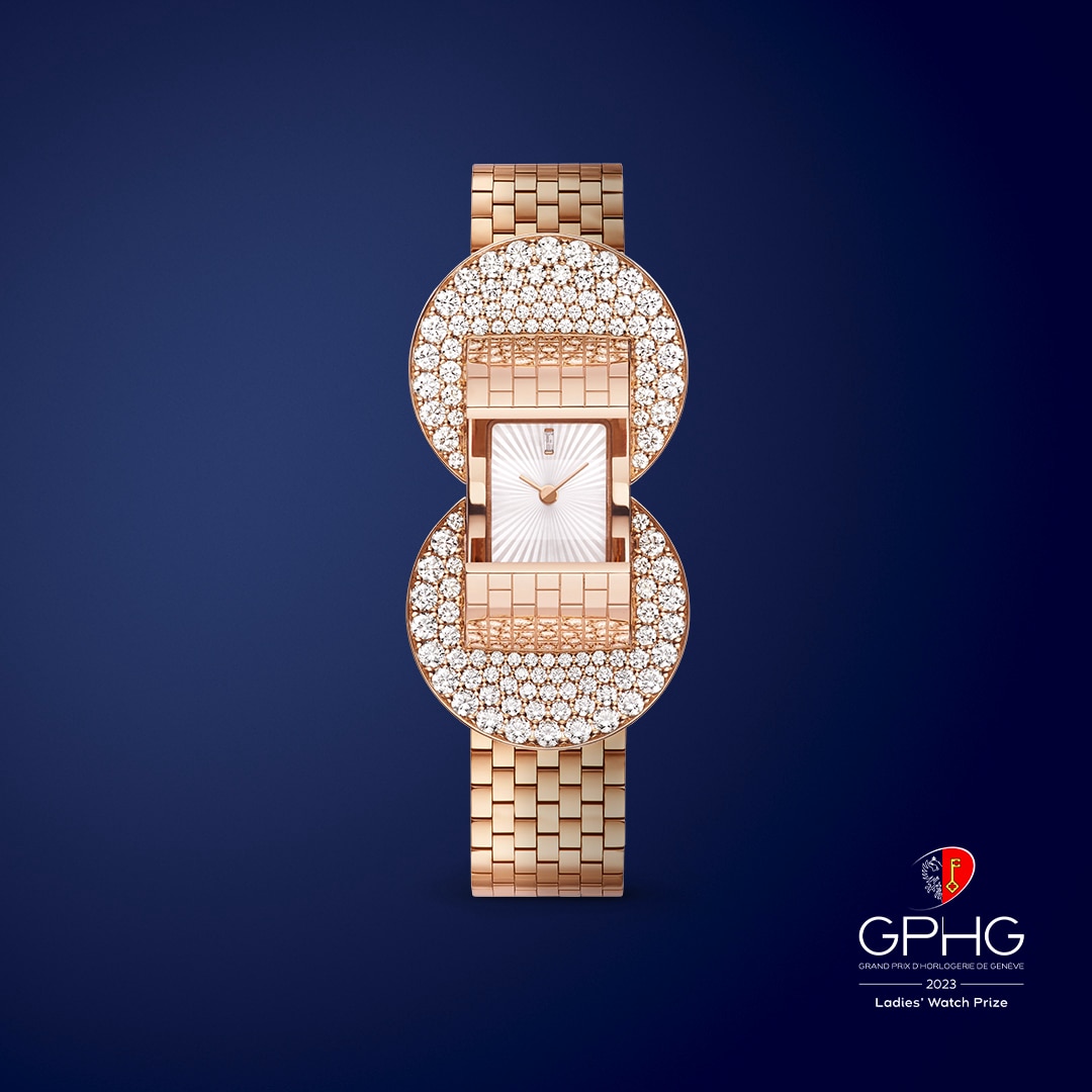 Ludo Secret watch, winner of the Ladies’ watch prize at the GPHG 2023, Van Cleef & Arpels.