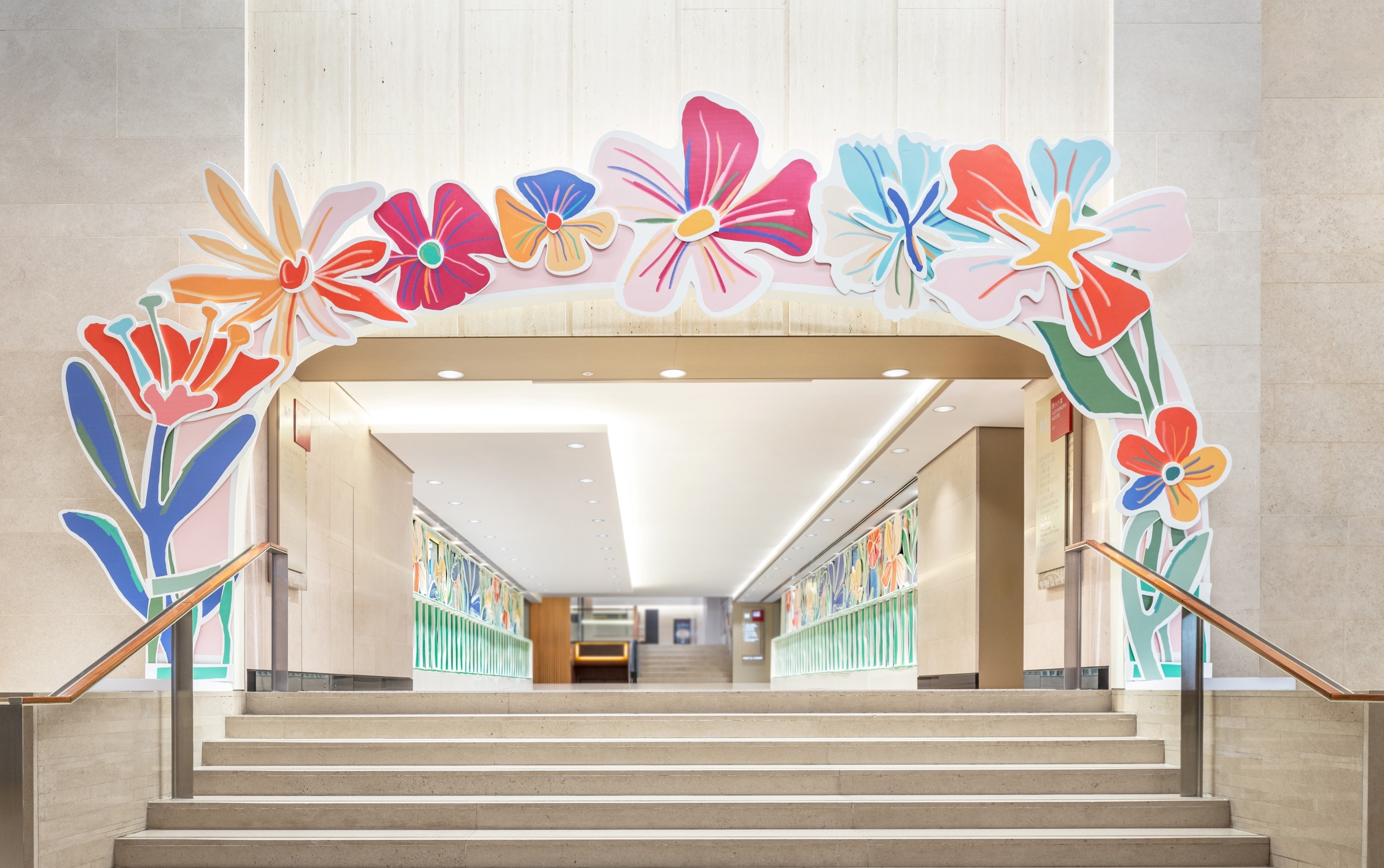 Van Cleef & Arpels and Alexandre Benjamin Navet set Landmarck in full bloom. Van Cleef & Arpels.