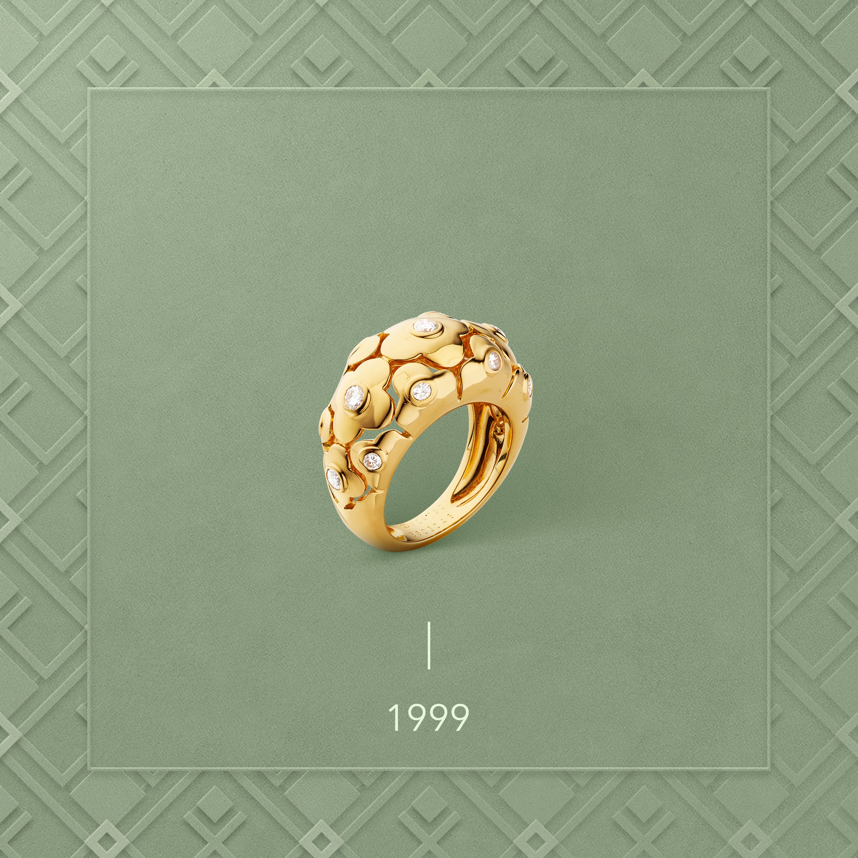 خاتم، 1999. ذهب أصفر، ماس. مجموعة دار فان كليف أند آربلز