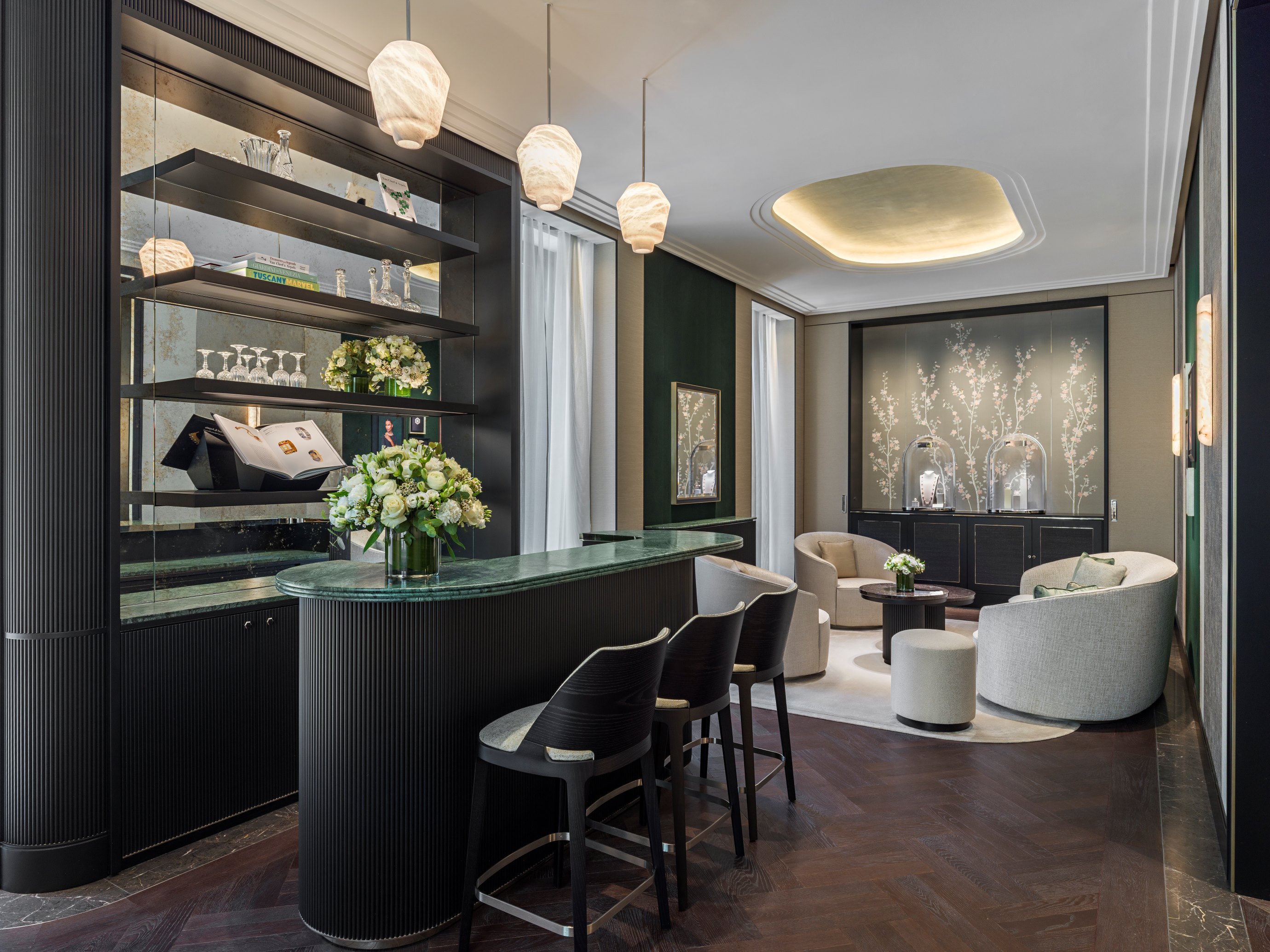 Van Cleef & Arpels unveils its first boutique in Florence, Italy.
