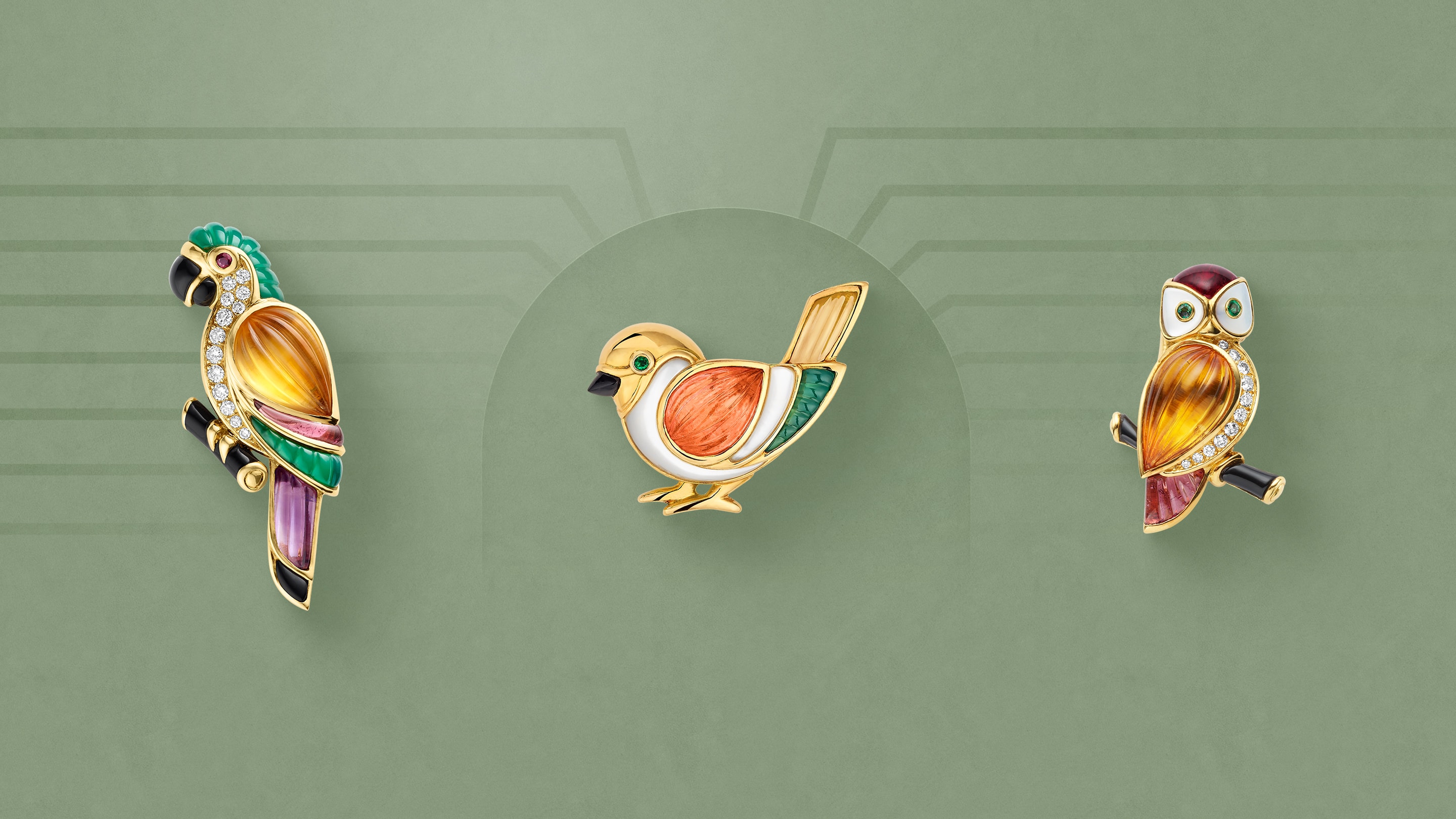 "Van Cleef & Arpels: Vibrant 1980s-1990s" exhibition, at 20, place Vendôme in Paris.