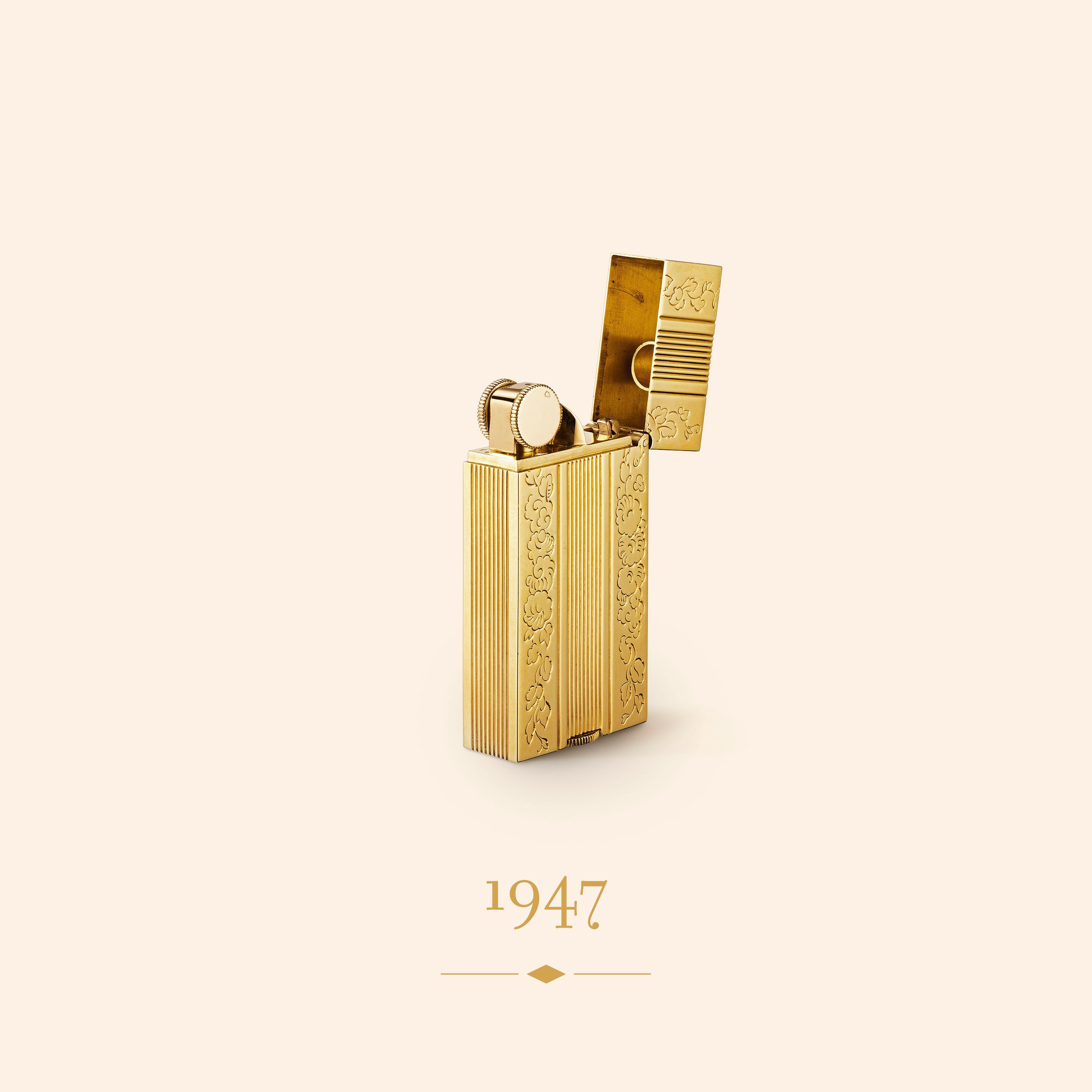 Lighter, 1947. Yellow gold. Van Cleef & Arpels Collection.