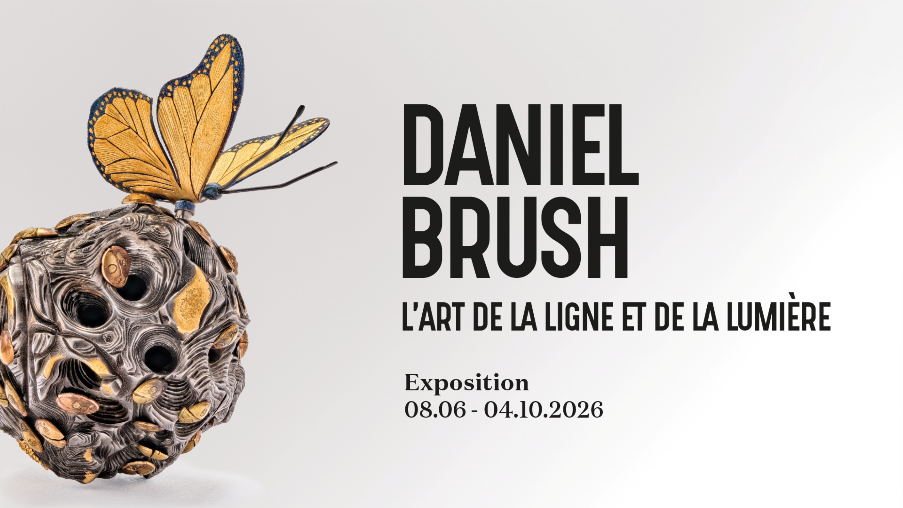 Daniel Brush Nest[Nid]: Papillons, Coccinelles,1990-1992 Or pur, acier Collection privée Photo : L'École des Arts Joailliers  - B. Chelly