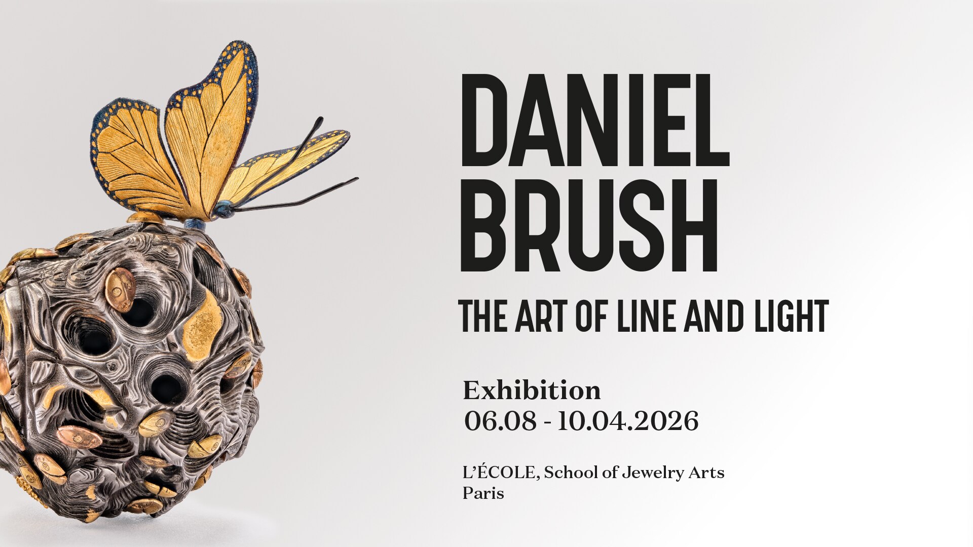 Daniel Brush Nest: Butterflies, Ladybugs, 1990-1992 Pure gold, steel Private Collection Photo: L'ÉCOLE, School of Jewelry Arts - B. Chelly
