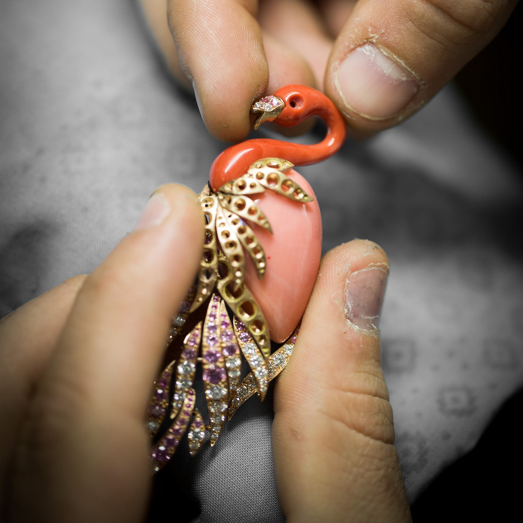 ペルレ クルール トランスフォーマブル ロングネックレス 18K イエロー