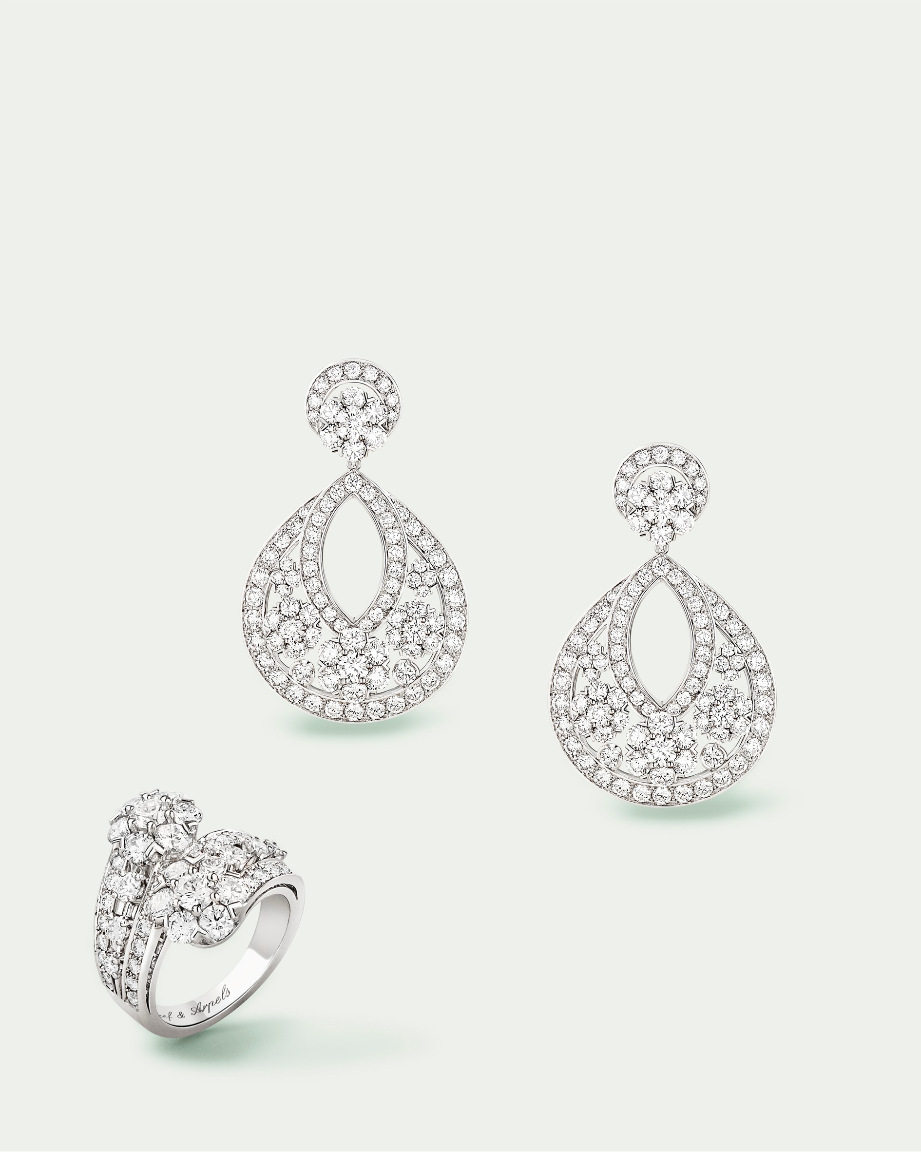 Parures de diamants, Van Cleef & Arpels.