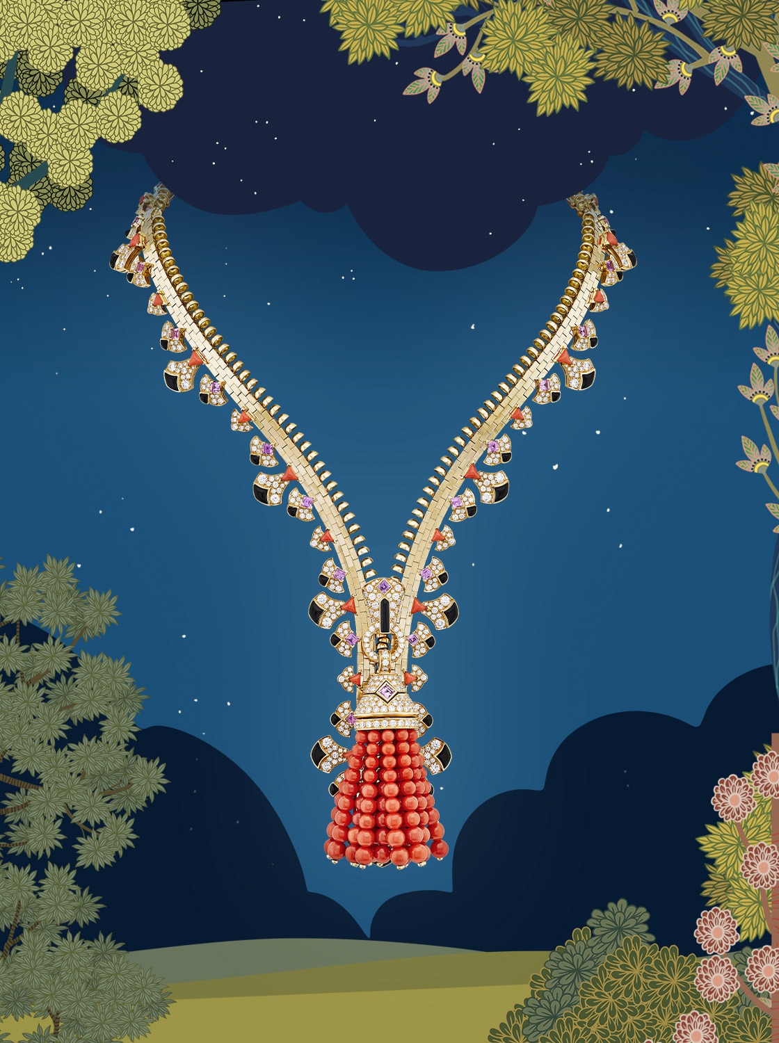 Behind the Van Cleef & Arpels 'Zip' Necklace