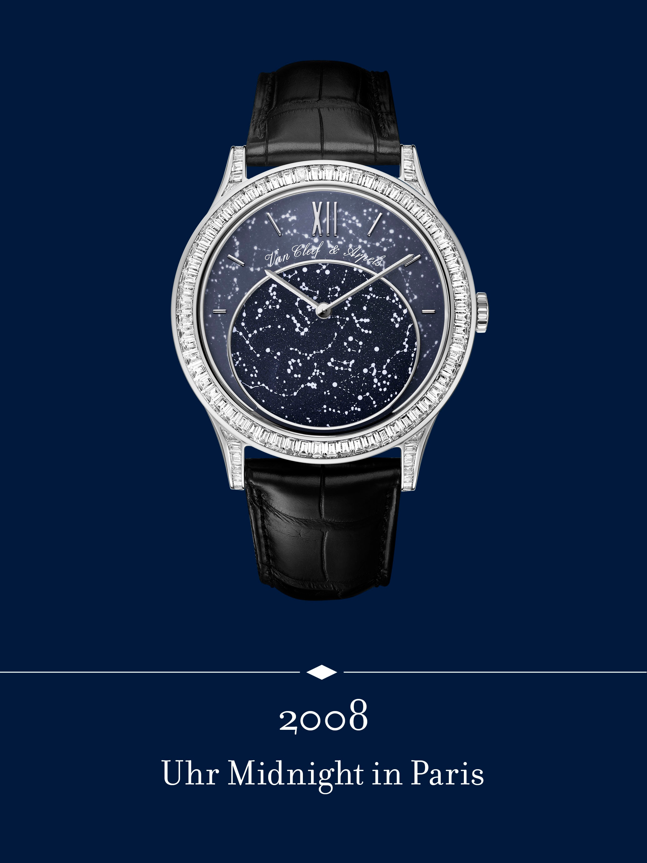 Uhr Midnight in Paris. Van Cleef & Arpels.