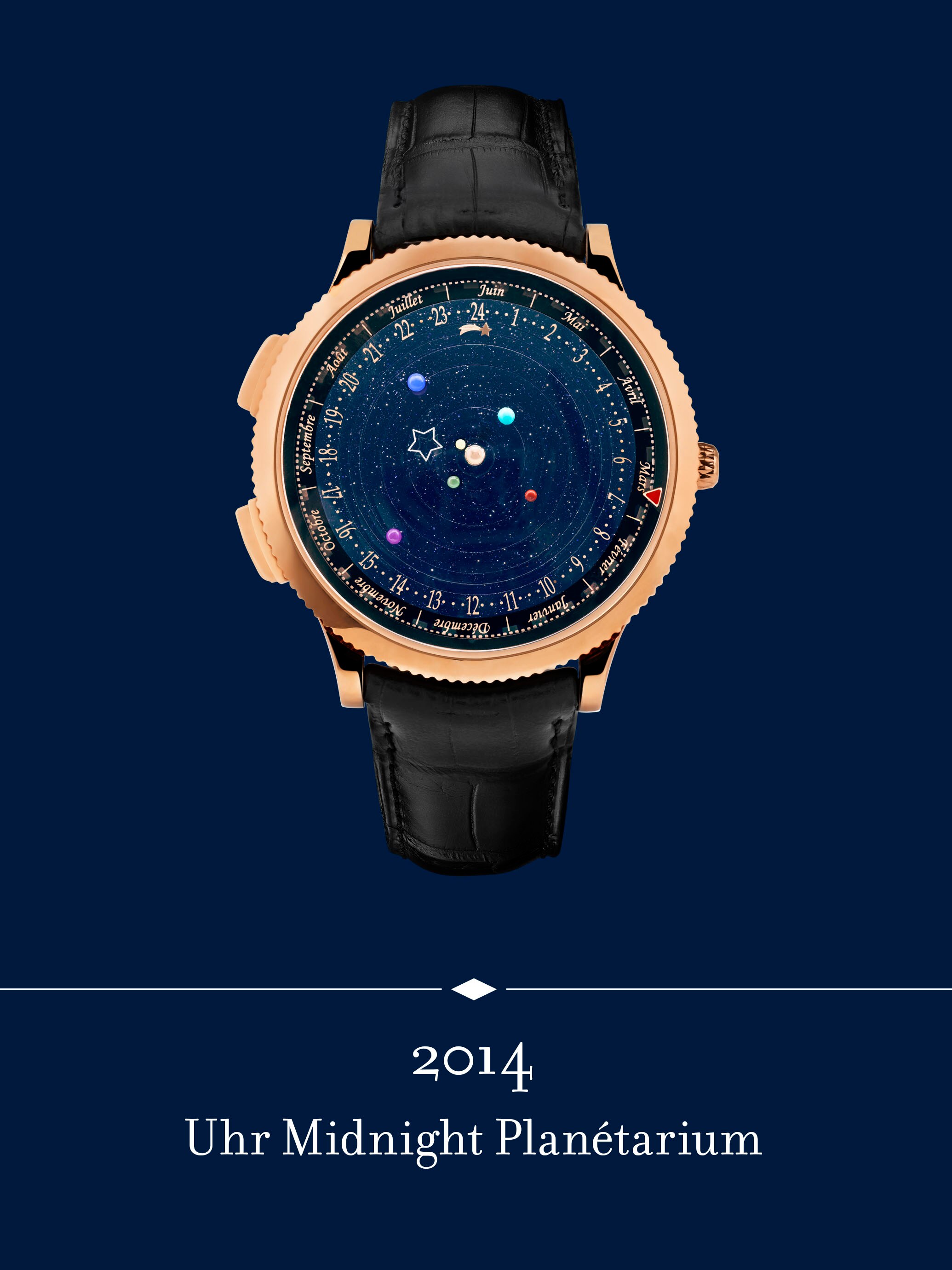 Uhr Midnight Planétarium. Van Cleef & Arpels.