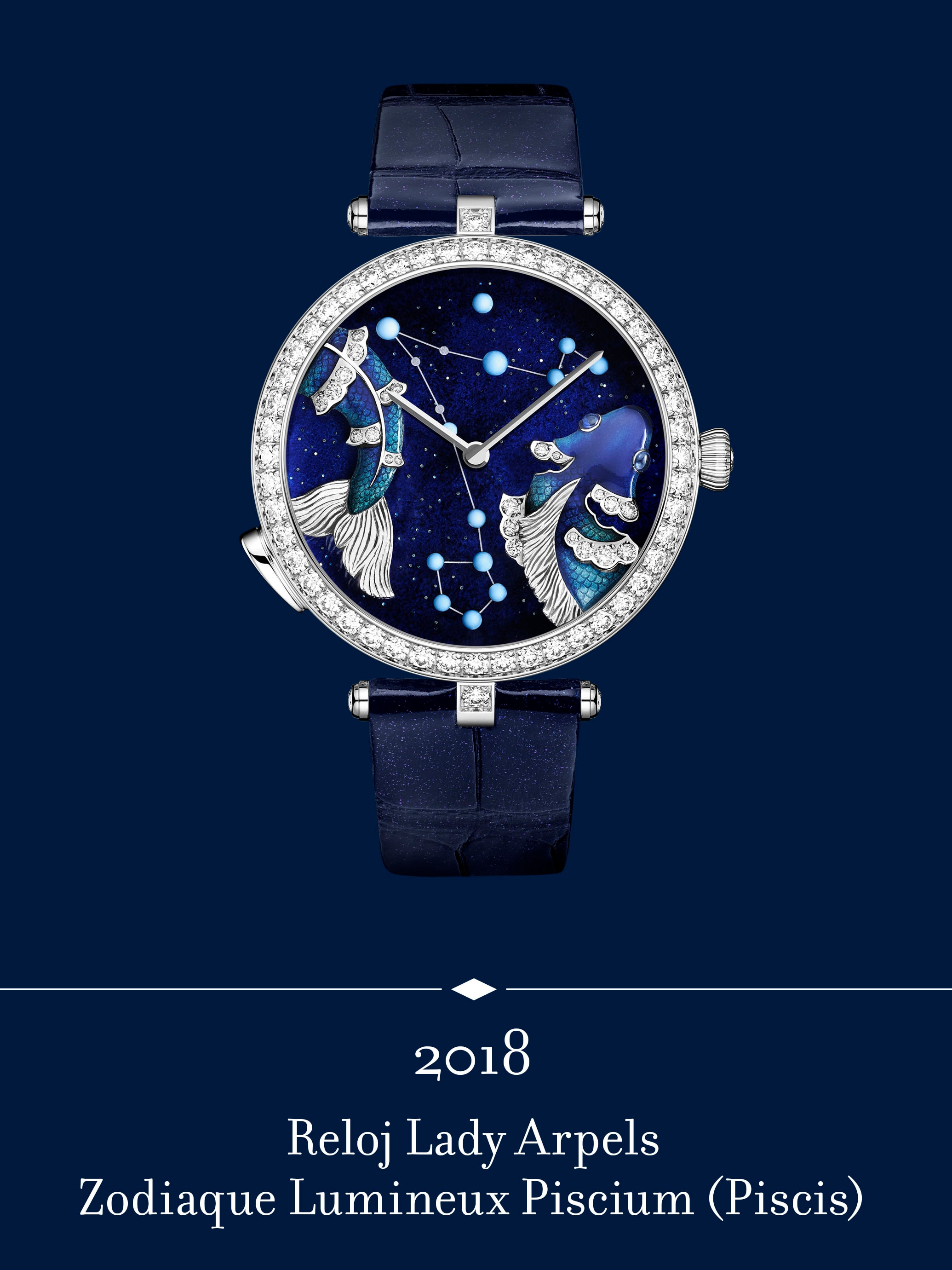 Reloj Lady Arpels Zodiaque Lumineux. Van Cleef & Arpels.