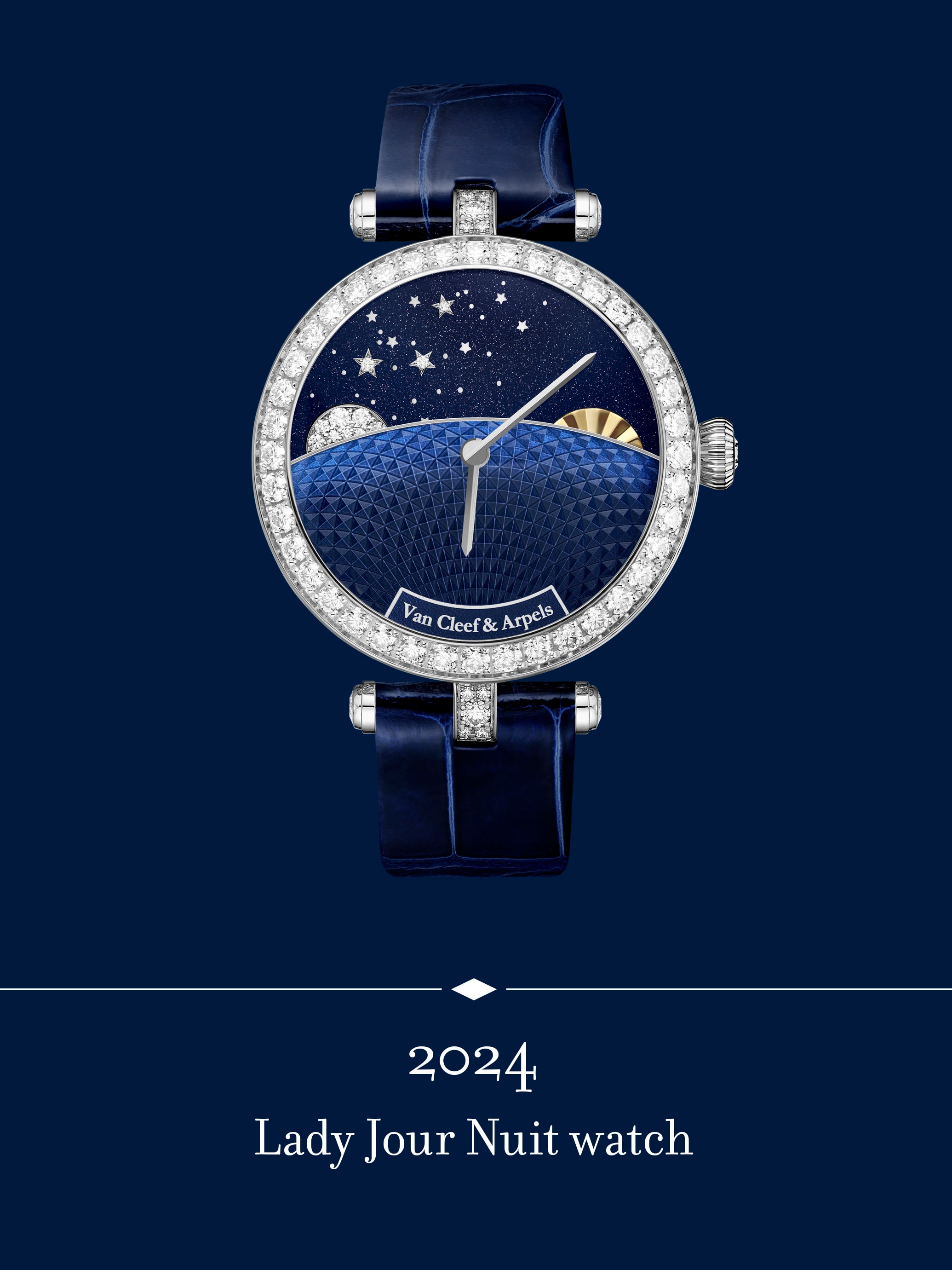 Lady Jour Nuit watch. Van Cleef & Arpels.