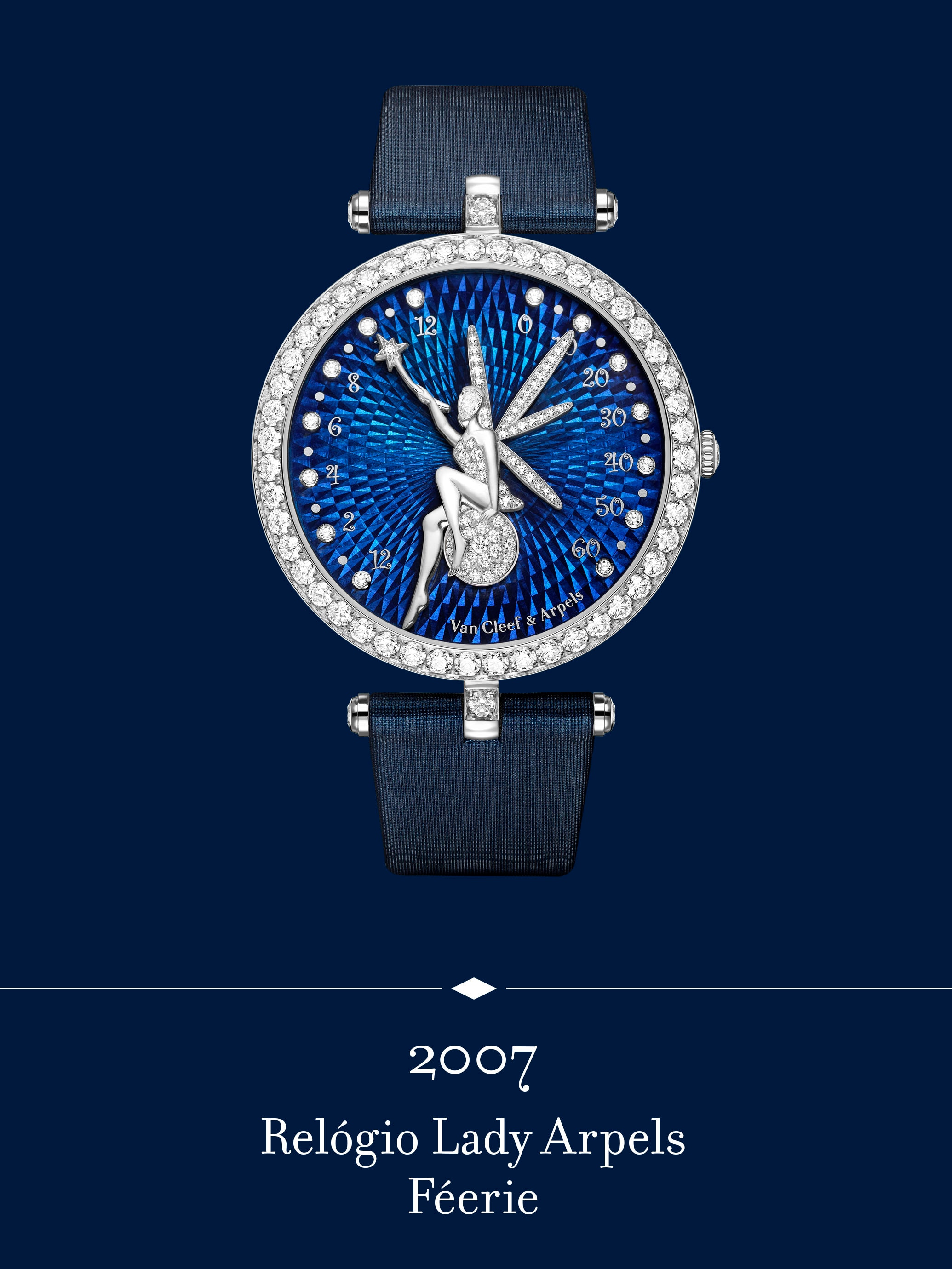 Relógio Lady Arpels Féerie. Van Cleef & Arpels.