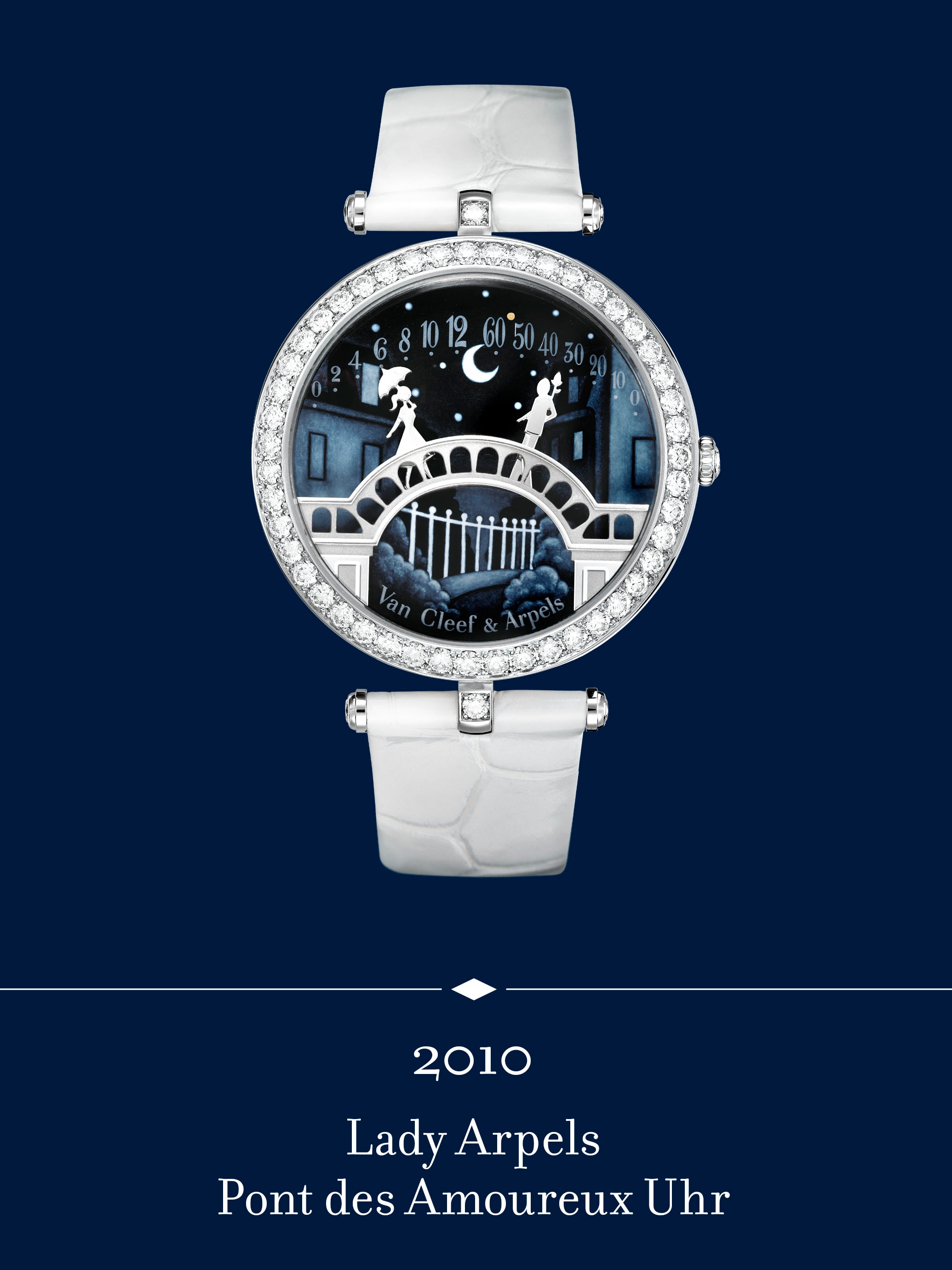 Uhr Lady Arpels Pont des Amoureux. Van Cleef & Arpels.