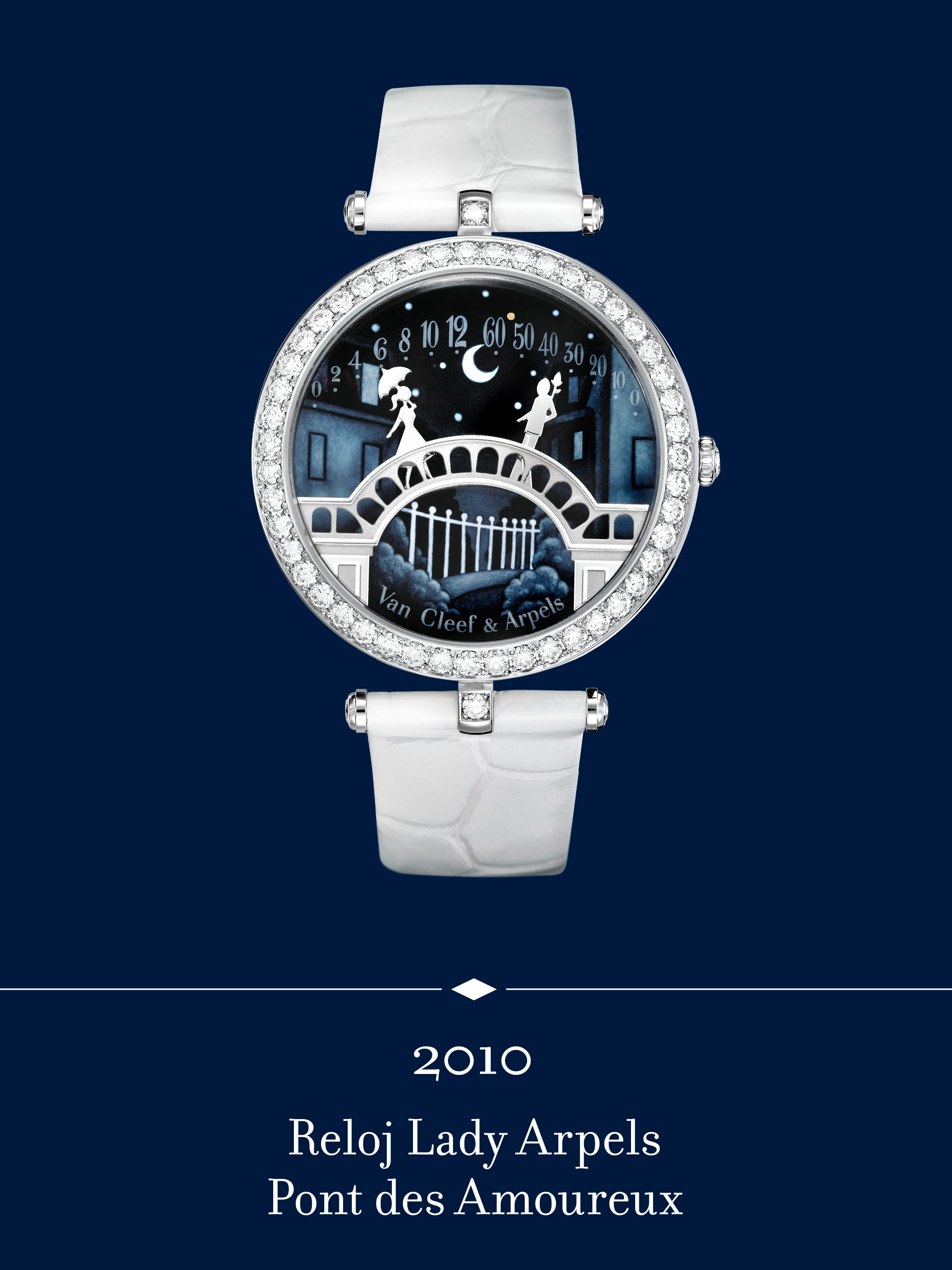 Reloj Lady Arpels Pont des Amoureux. Van Cleef & Arpels.