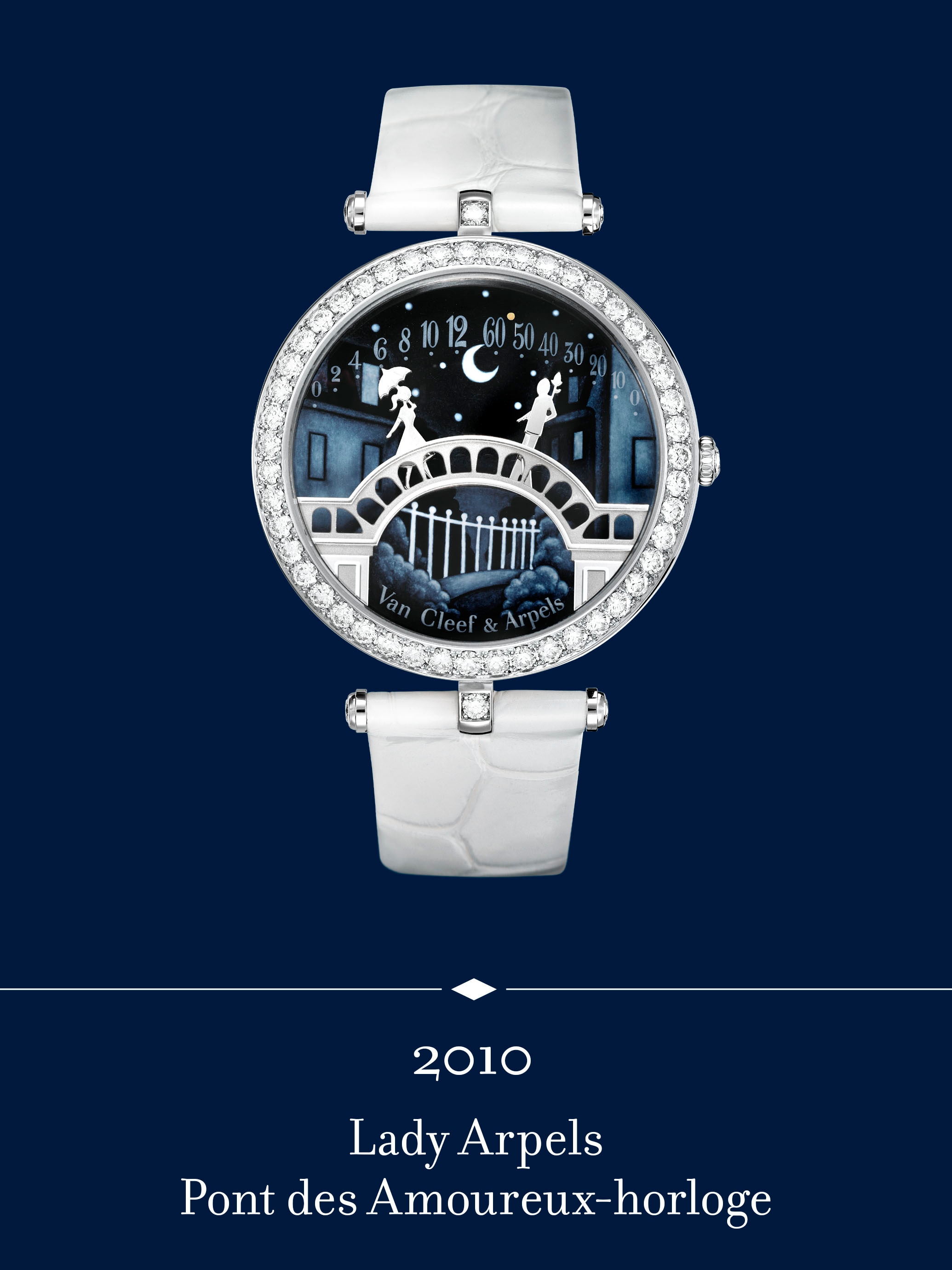 Lady Arpels Pont des Amoureux-horloge. Van Cleef & Arpels.
