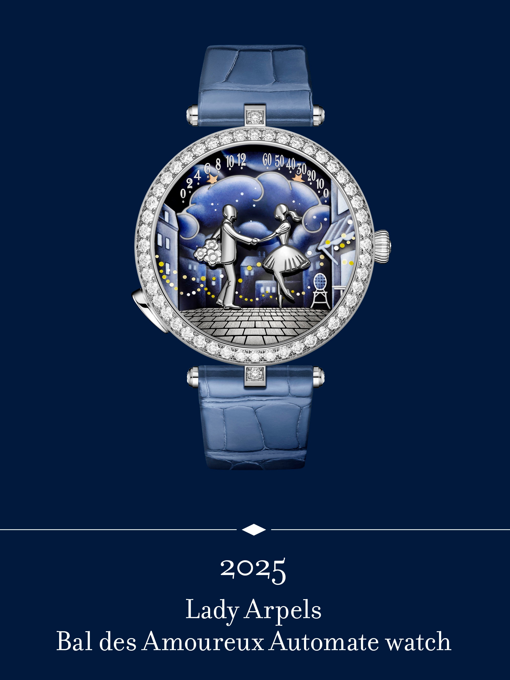 Lady Arpels Bal des Amoureux Automate watch. Van Cleef & Arpels.