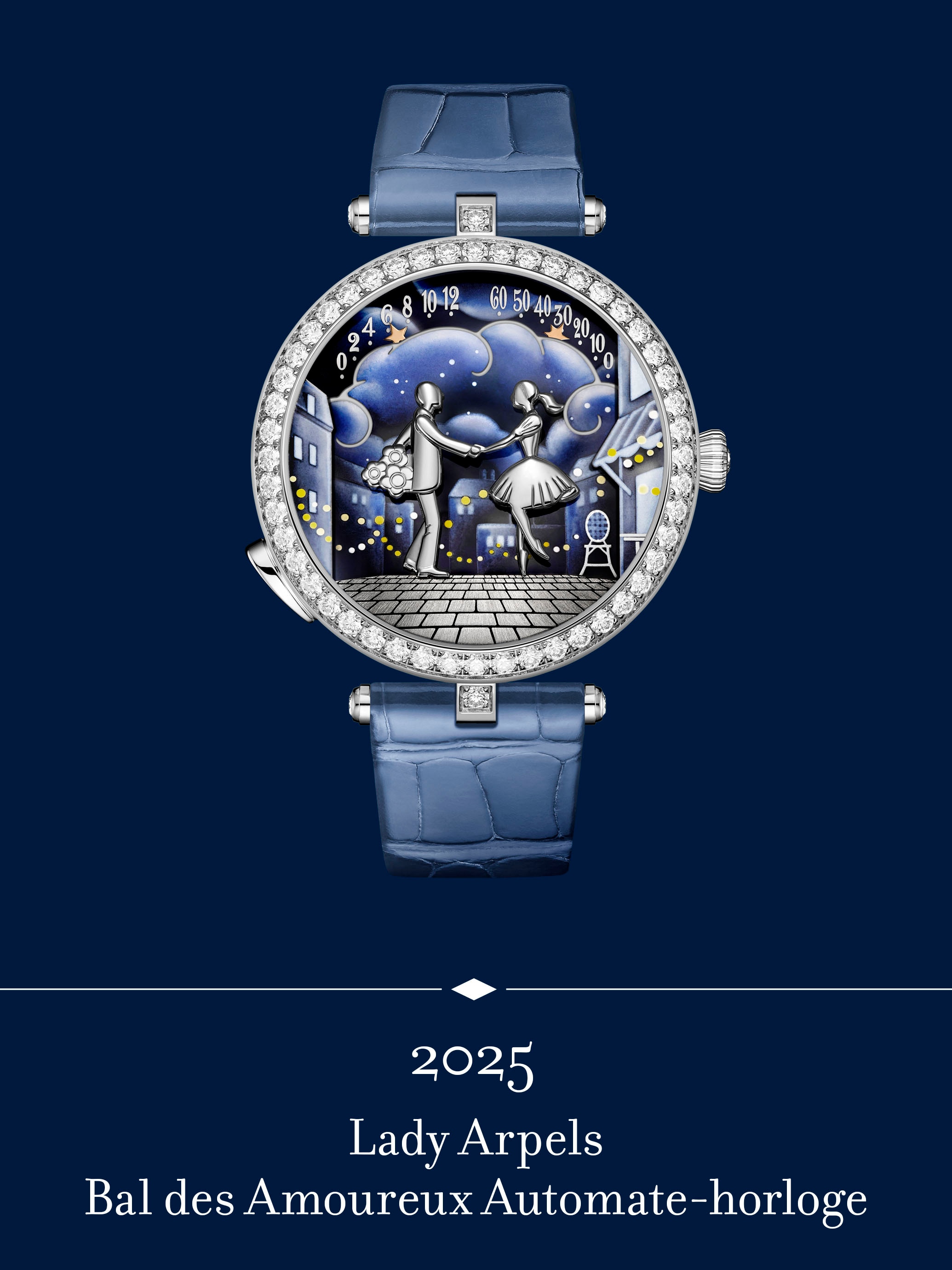 Lady Arpels Bal des Amoureux Automate-horloge. Van Cleef & Arpels.