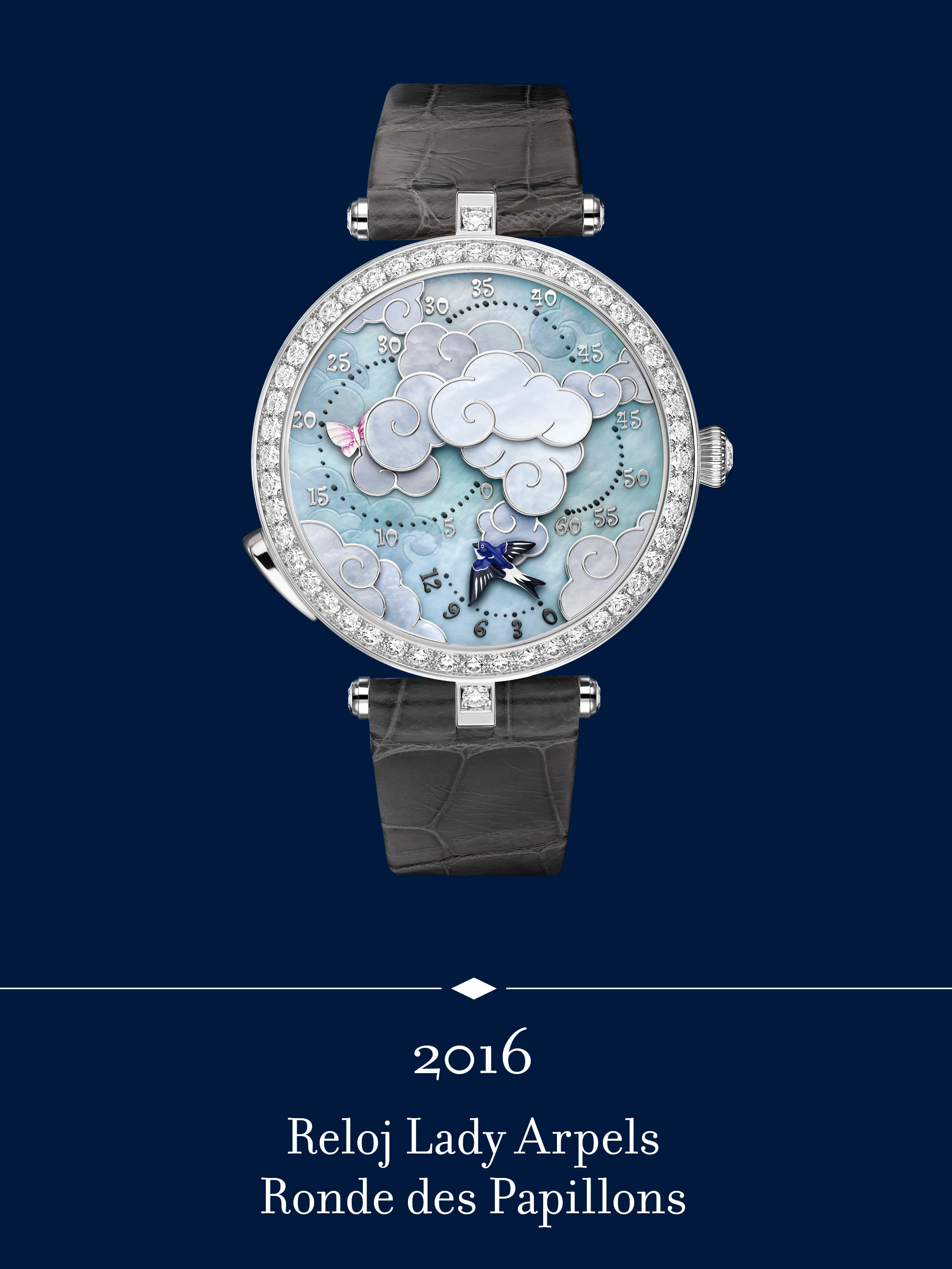 Reloj Lady Arpels Ronde des Papillons. Van Cleef & Arpels.