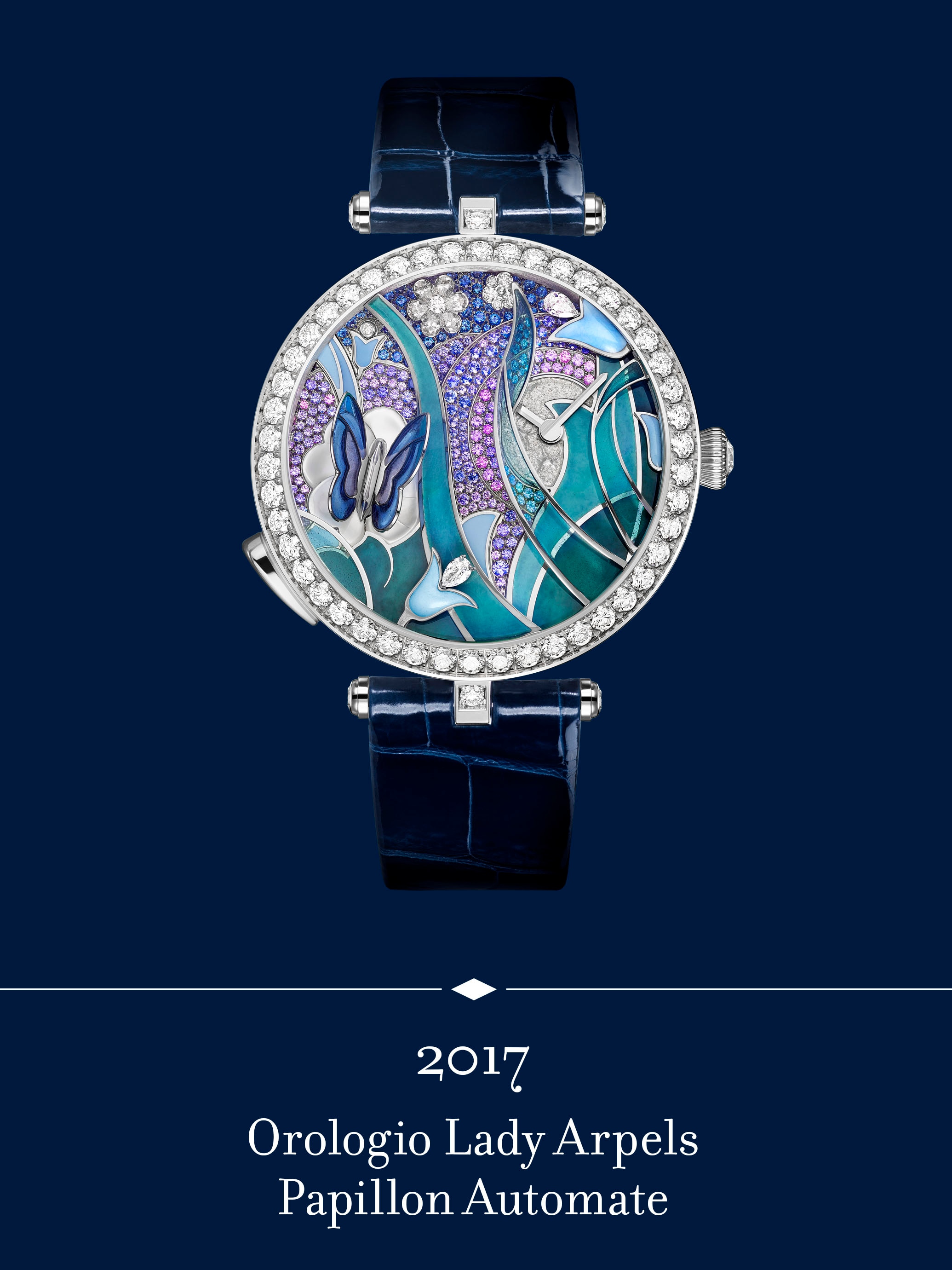 Orologio Lady Arpels Papillon Automate. Van Cleef & Arpels.