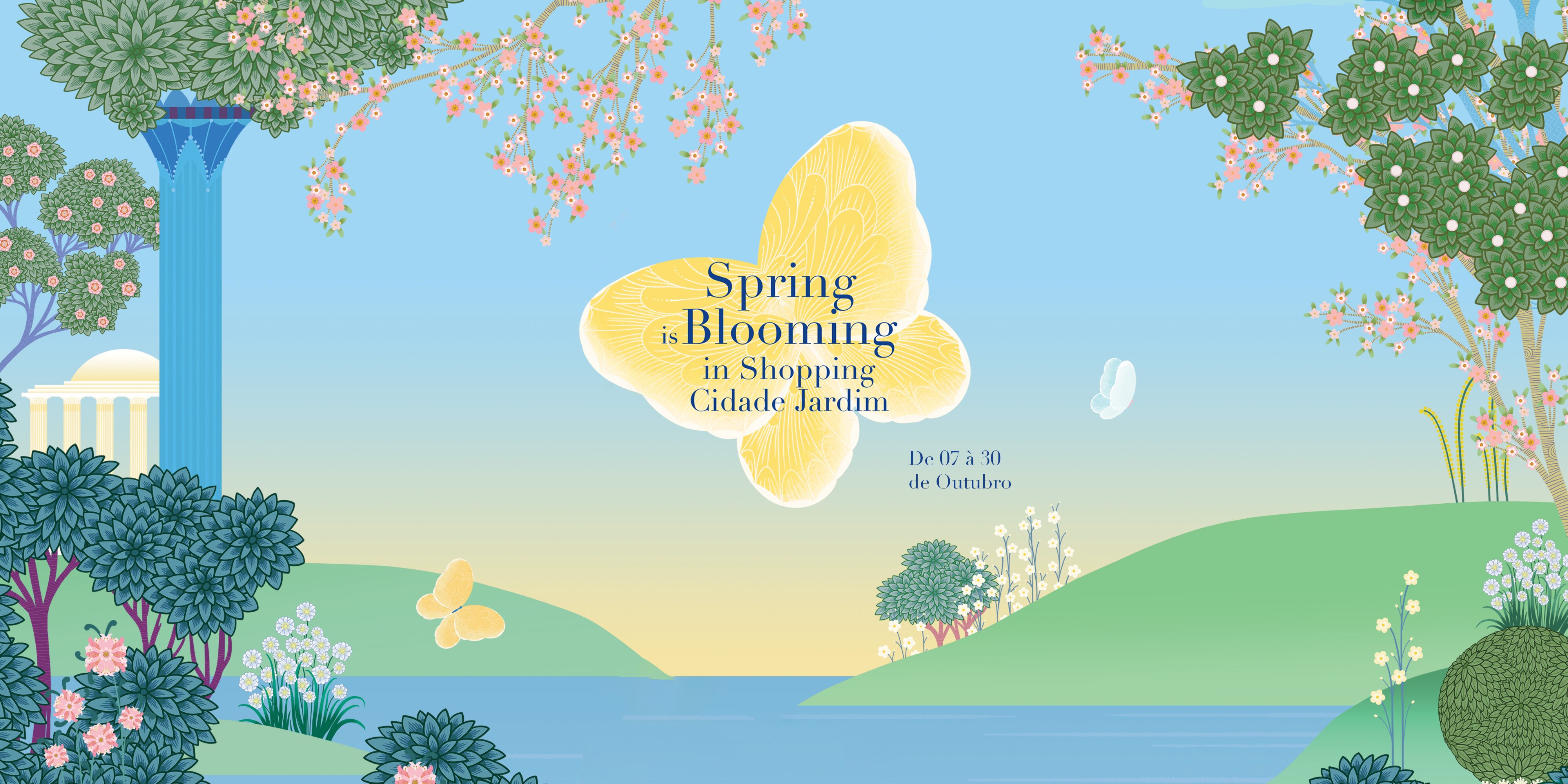 Spring is Blooming in Shopping Cidade Jardim, Van Cleef & Arpels.
