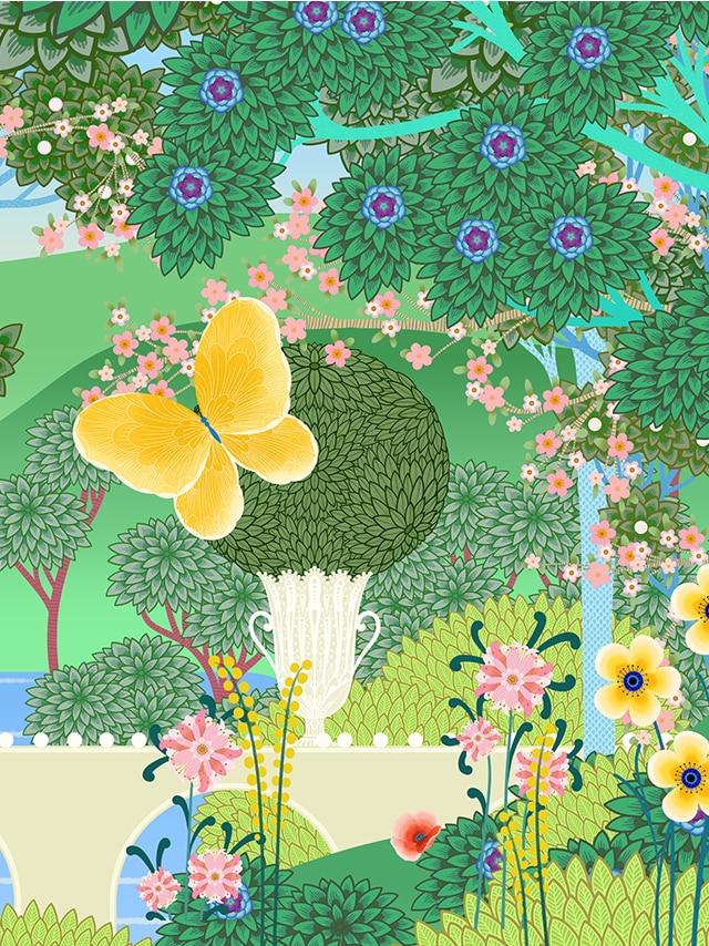 Spring is blooming in Marunouchi, Van Cleef & Arpels.