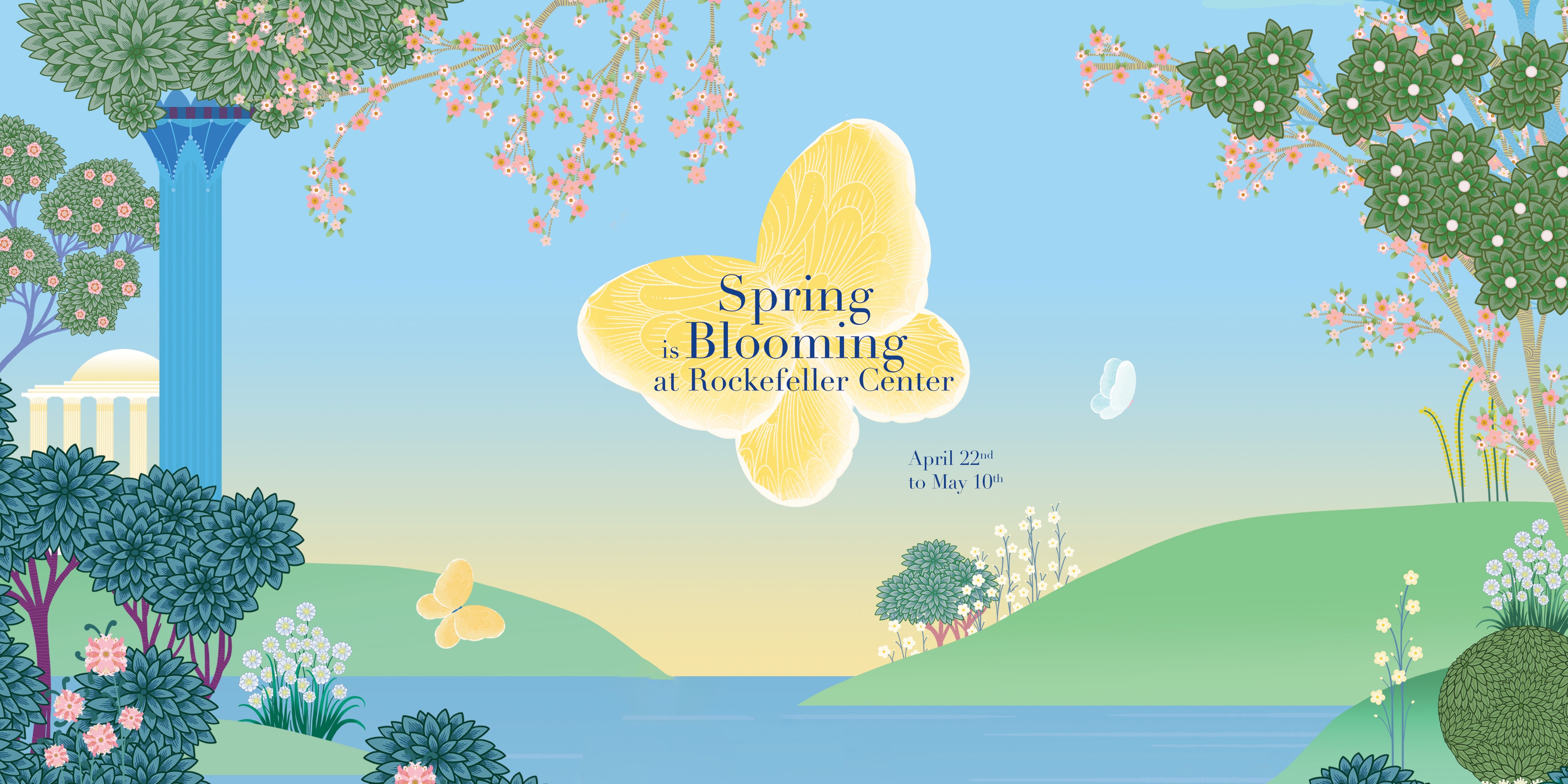 Spring is Blooming at Rockefeller Center, Van Cleef & Arpels.