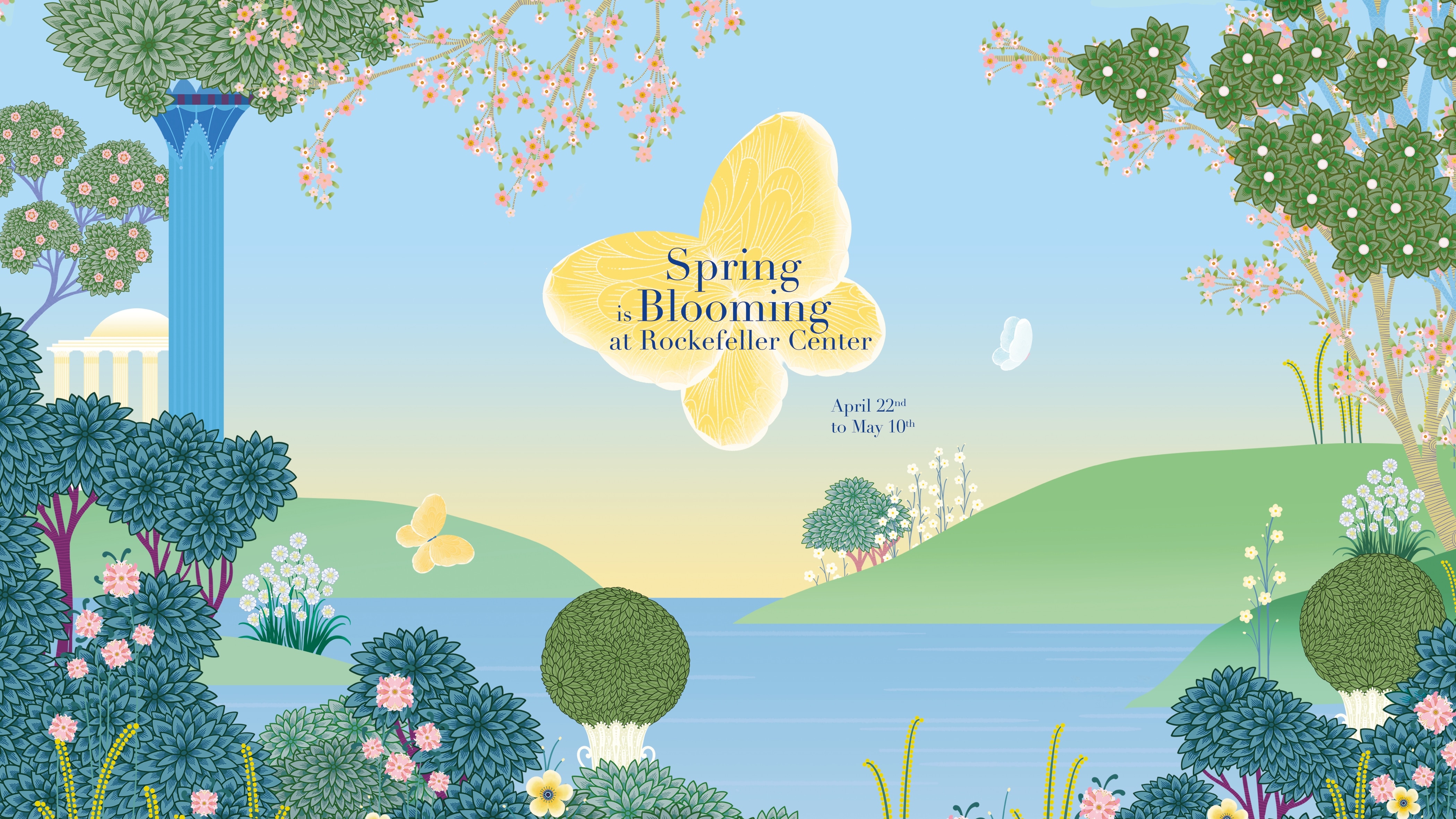 Spring is Blooming at Rockefeller Center, Van Cleef & Arpels