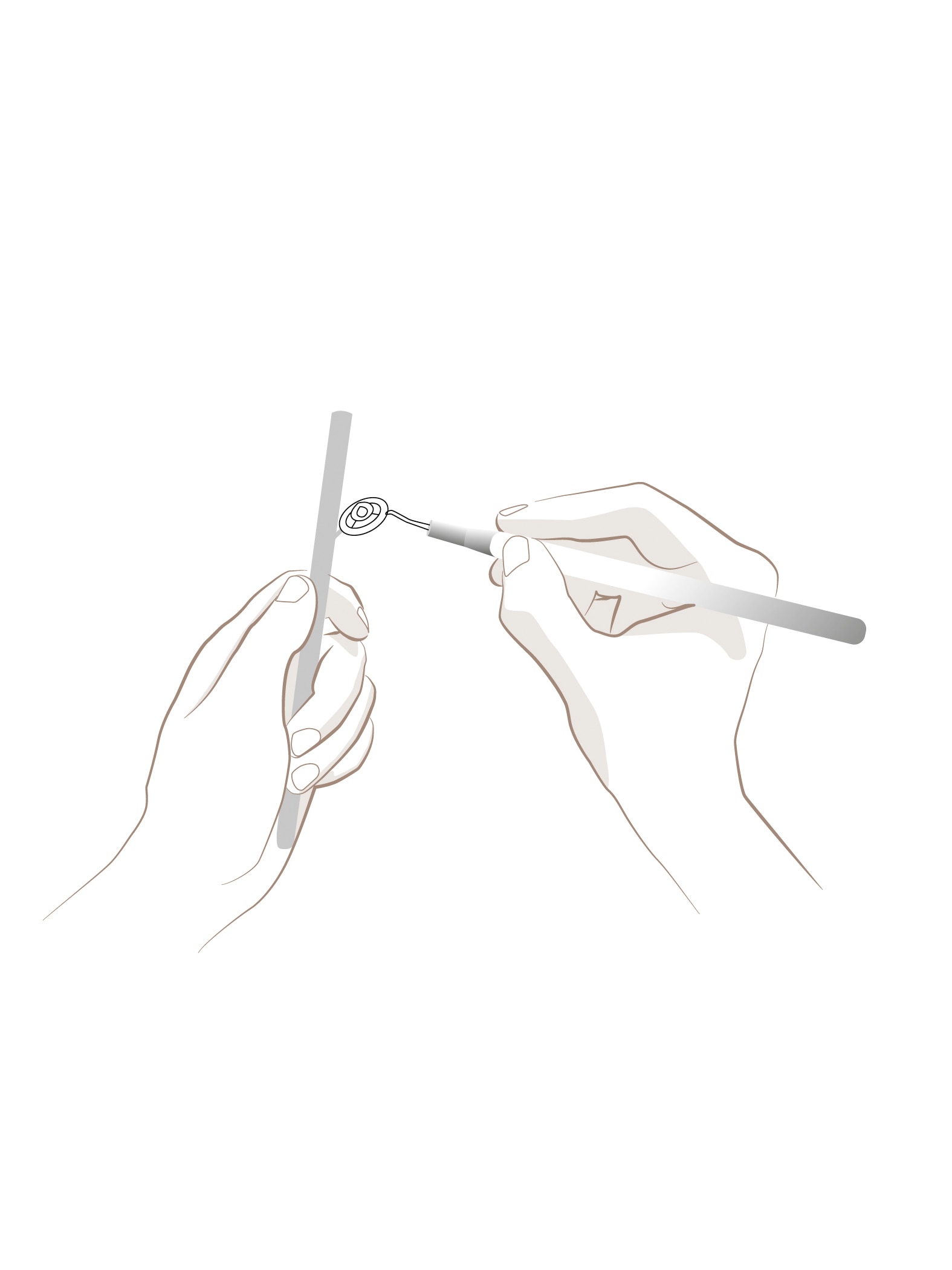 Drawing illustrating a founder's work. Van Cleef & Arpels.