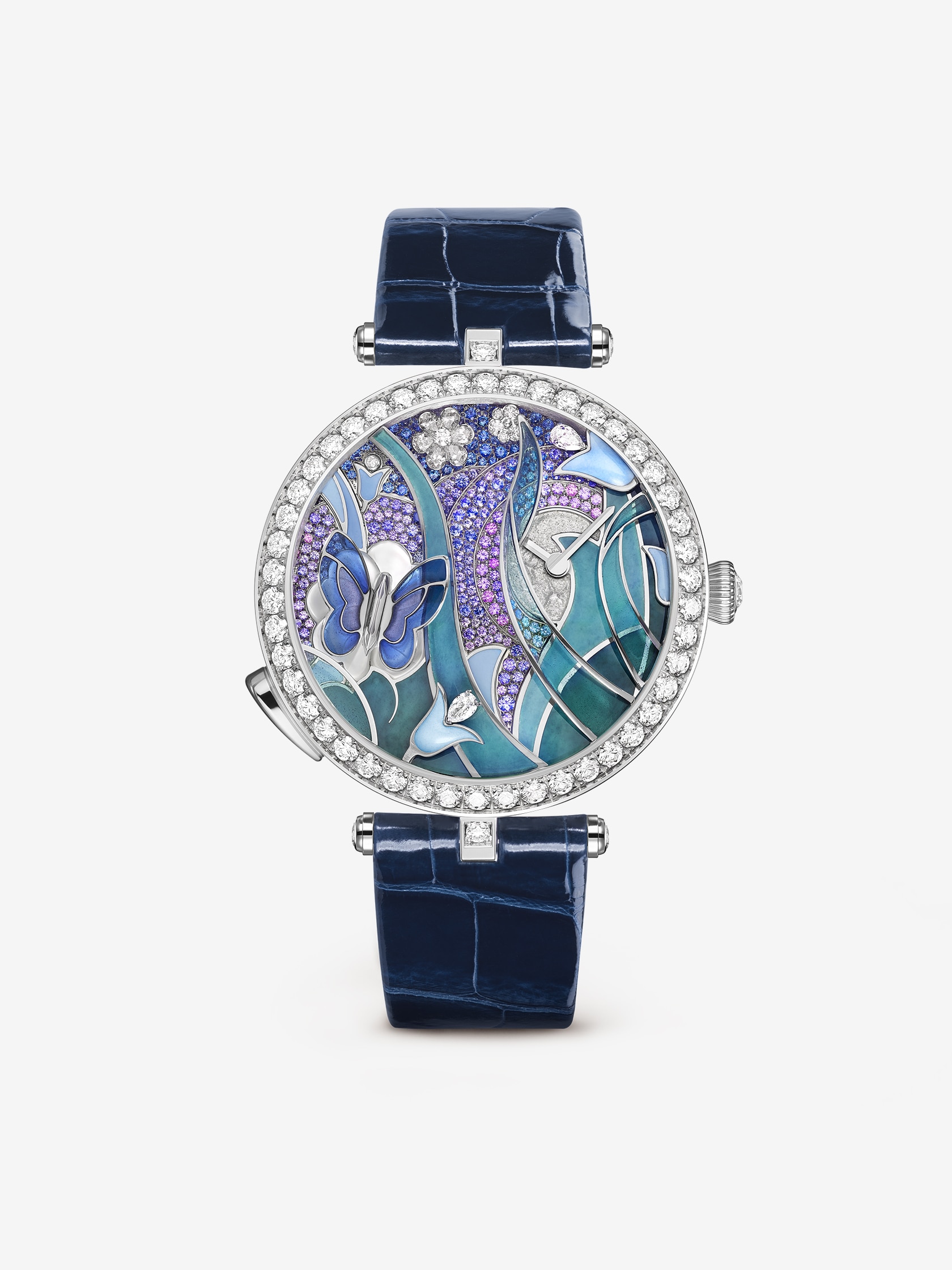 Lady Arpels Papillon Automate watch, Poetic Complications collection. Van Cleef & Arpels