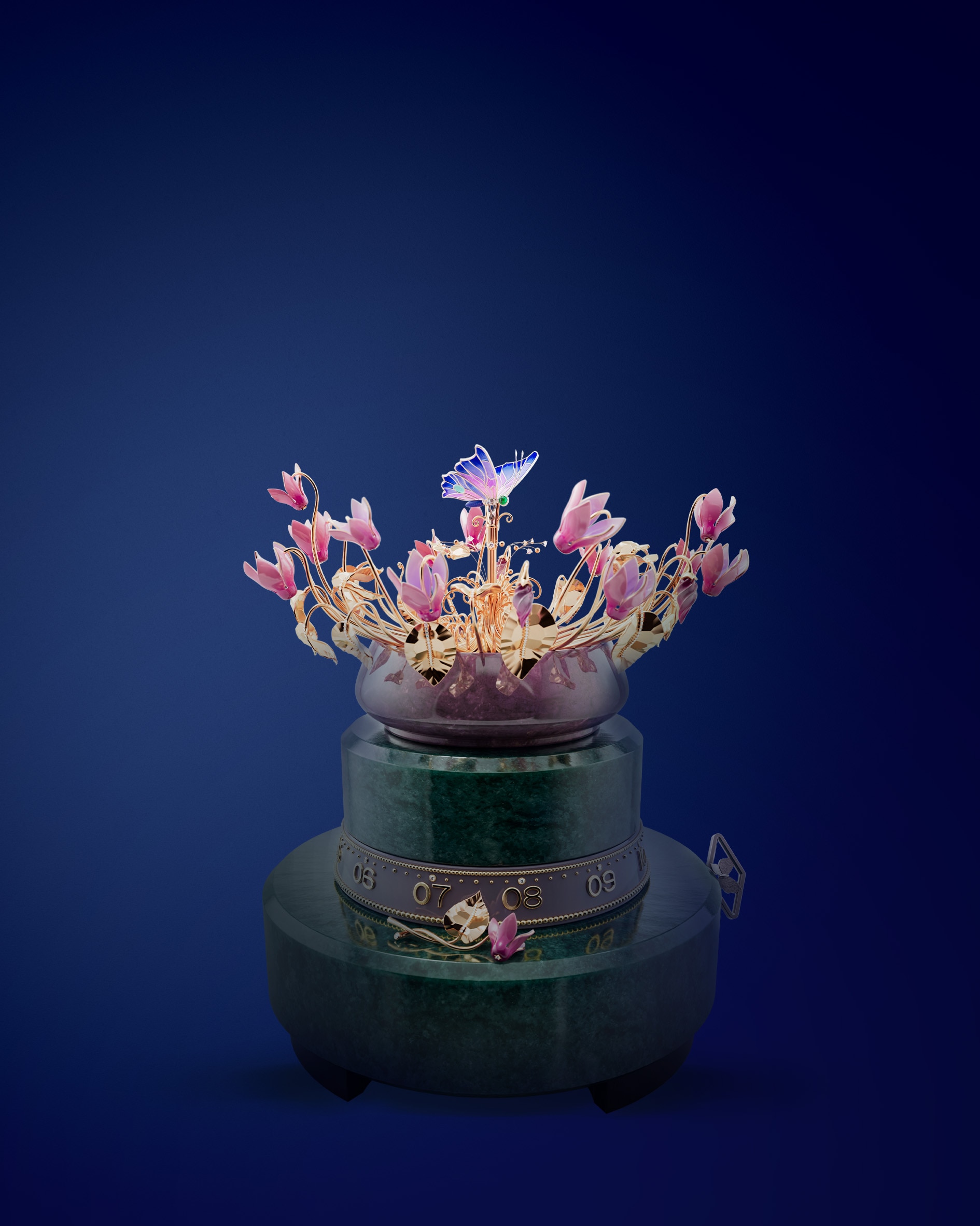 Eveil du Cyclamen. Extraordinary Objects, Van Cleef & Arpels.