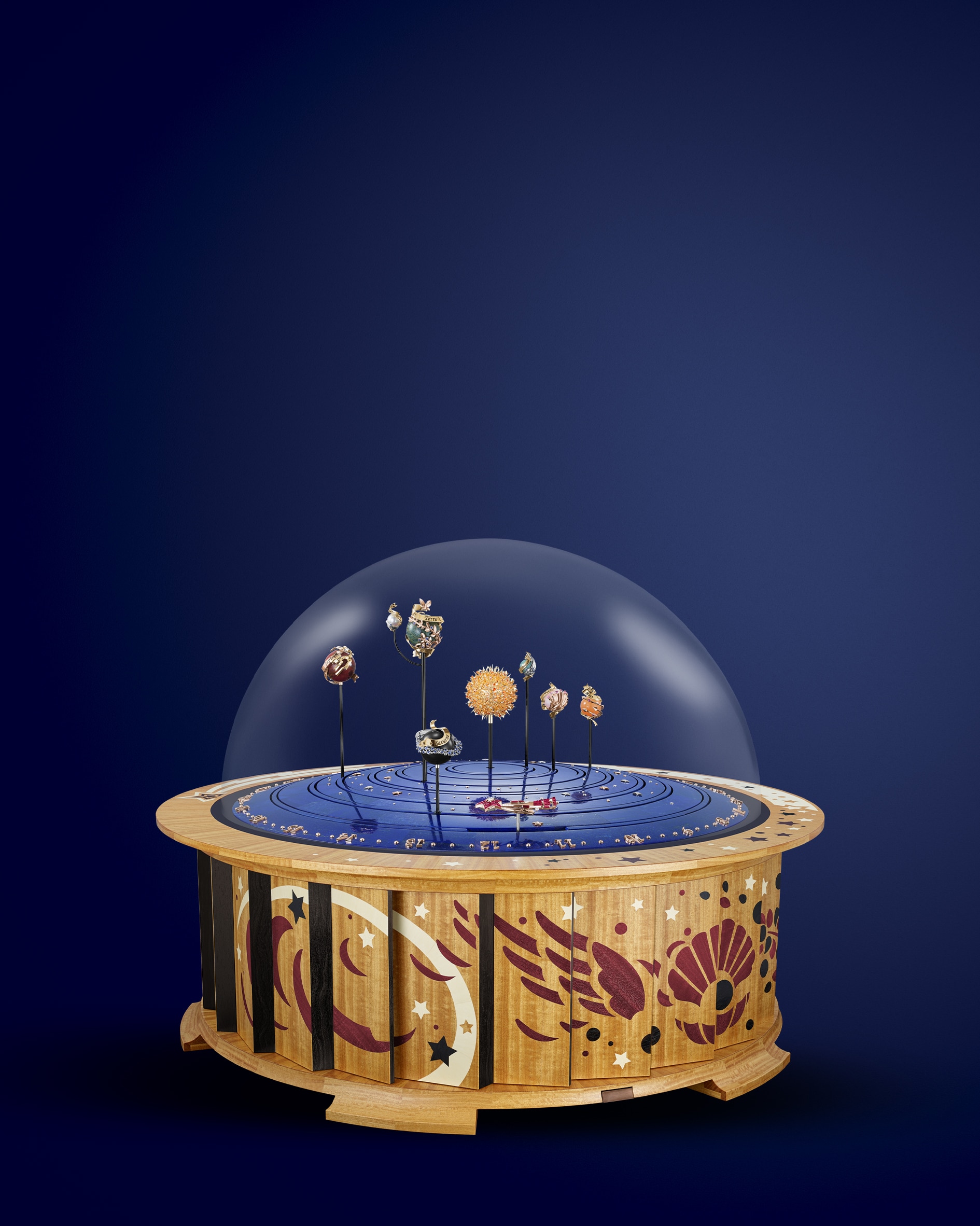 Planetarium automaton. Extraordinary Objects, Van Cleef & Arpels.