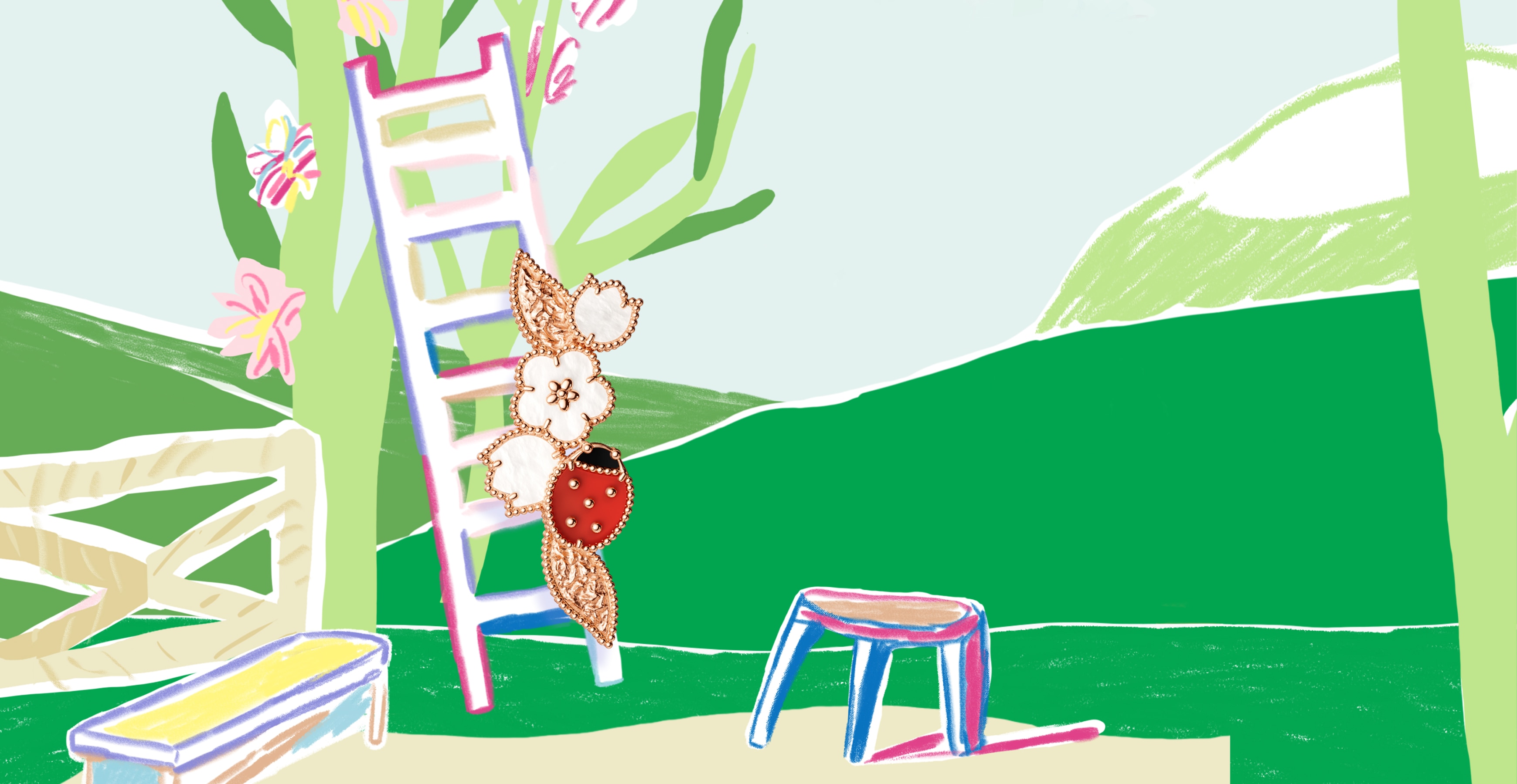 Lucky Spring collection, Van Cleef & Arpels.