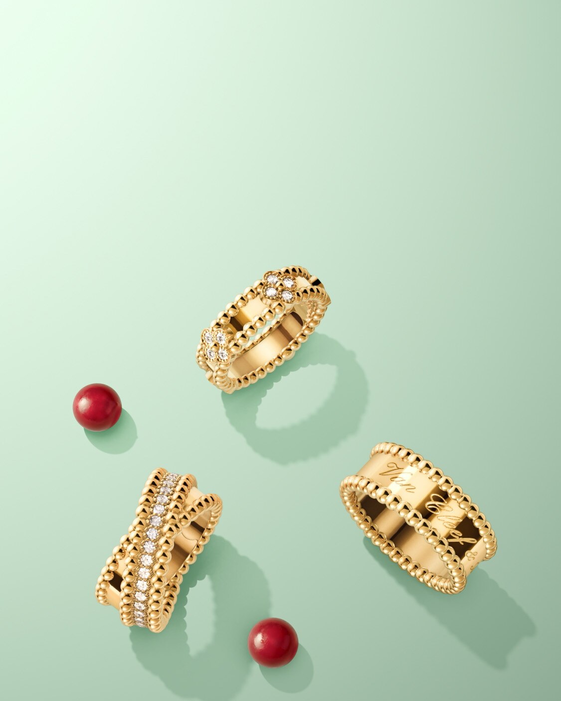 Mother's day. Perlée collection, Van Cleef & Arpels.